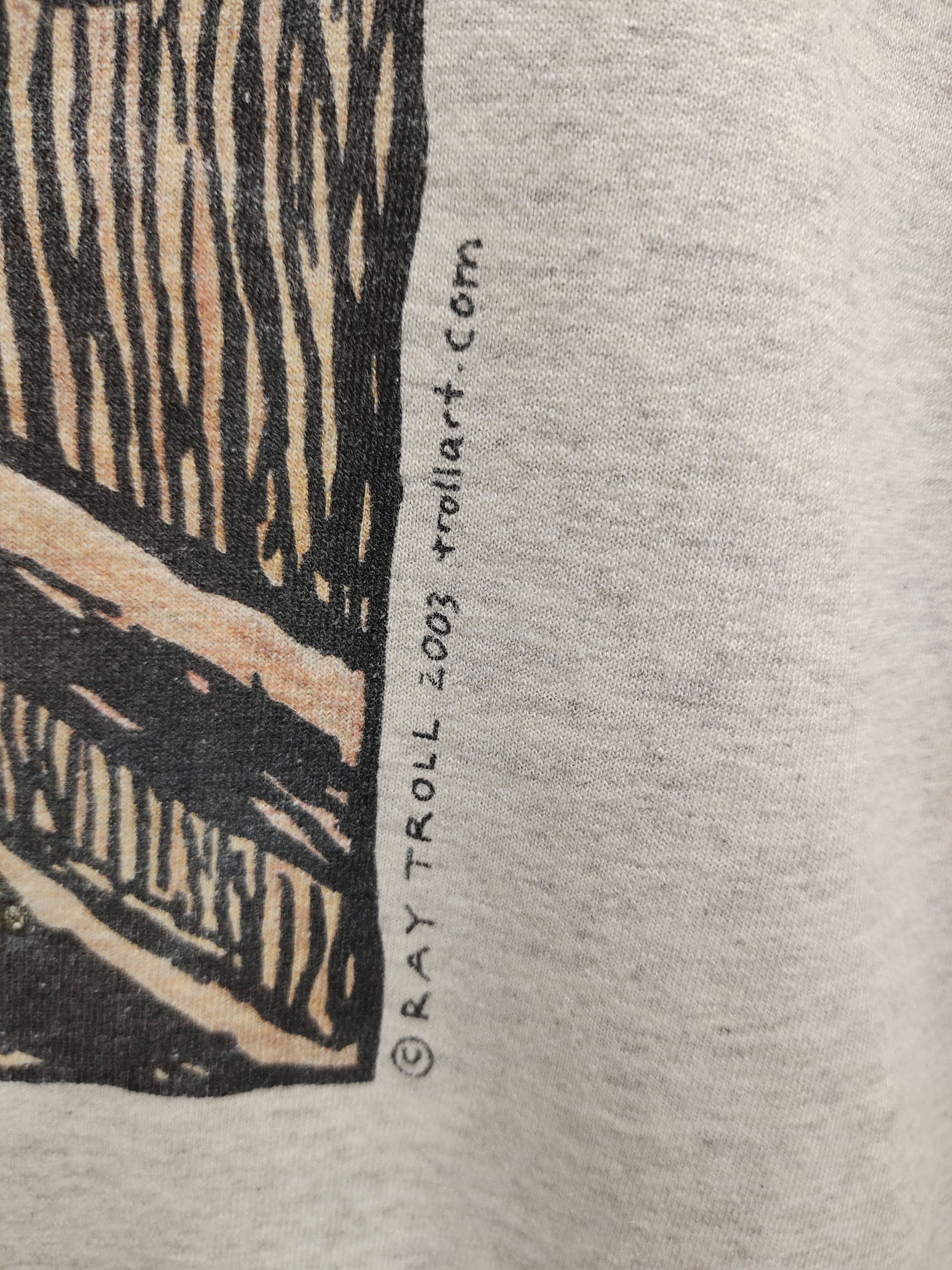 Art Comes First Vintage 00s Ray Stroll 'The Stream' The Scream Parody Tee Size US XL / EU 56 / 4 - 4 Thumbnail