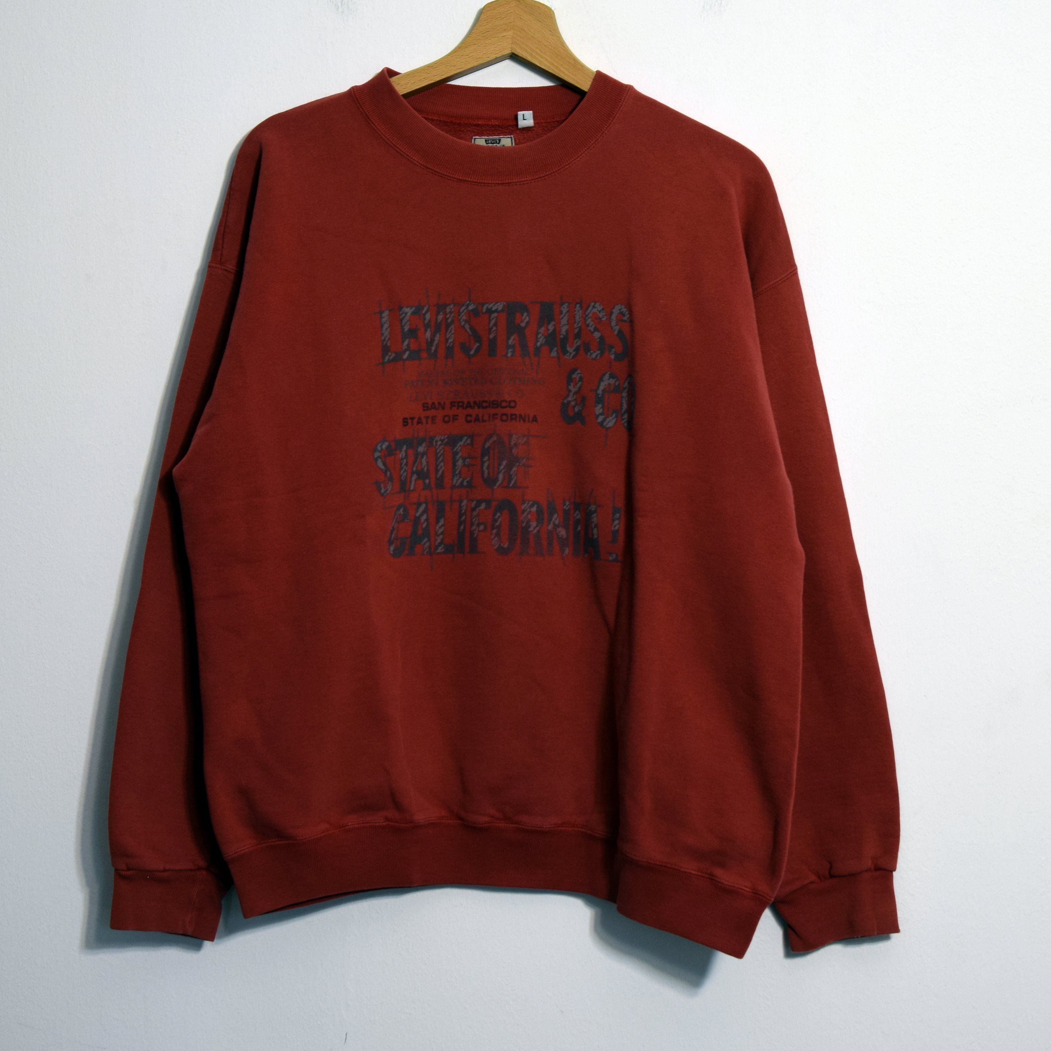 Levi's × Levi's Vintage Clothing × Vintage 90s Logo Levis Strauss Vintage Boxy Crewneck L Size US L / EU 52-54 / 3 - 1 Thumbnail