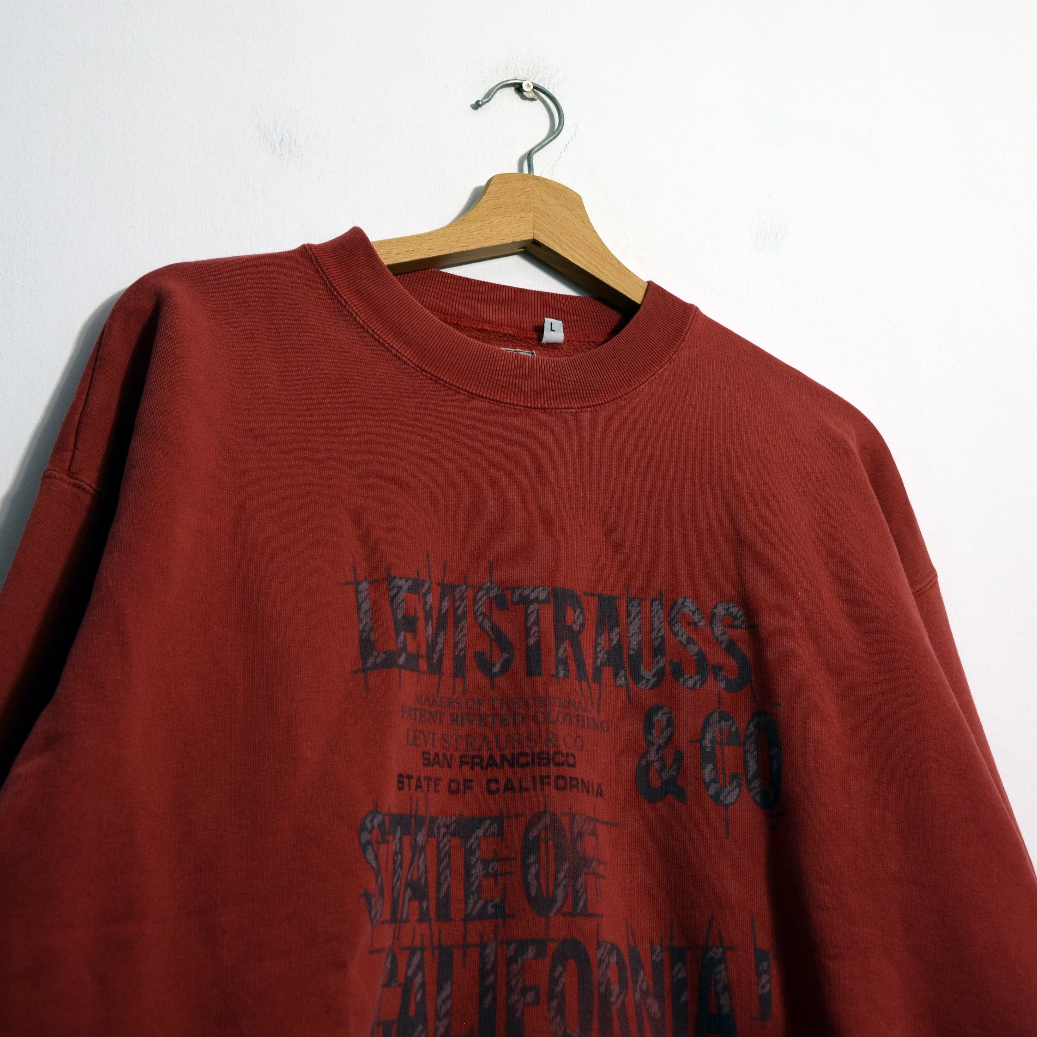 Levi's × Levi's Vintage Clothing × Vintage 90s Logo Levis Strauss Vintage Boxy Crewneck L Size US L / EU 52-54 / 3 - 2 Thumbnail