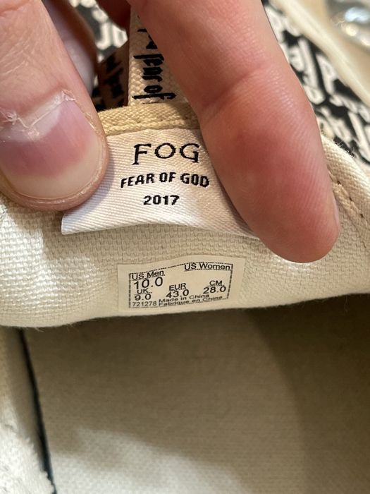 Vans Fear of God x Era 95 DX 'Collection 2 White' | Grailed