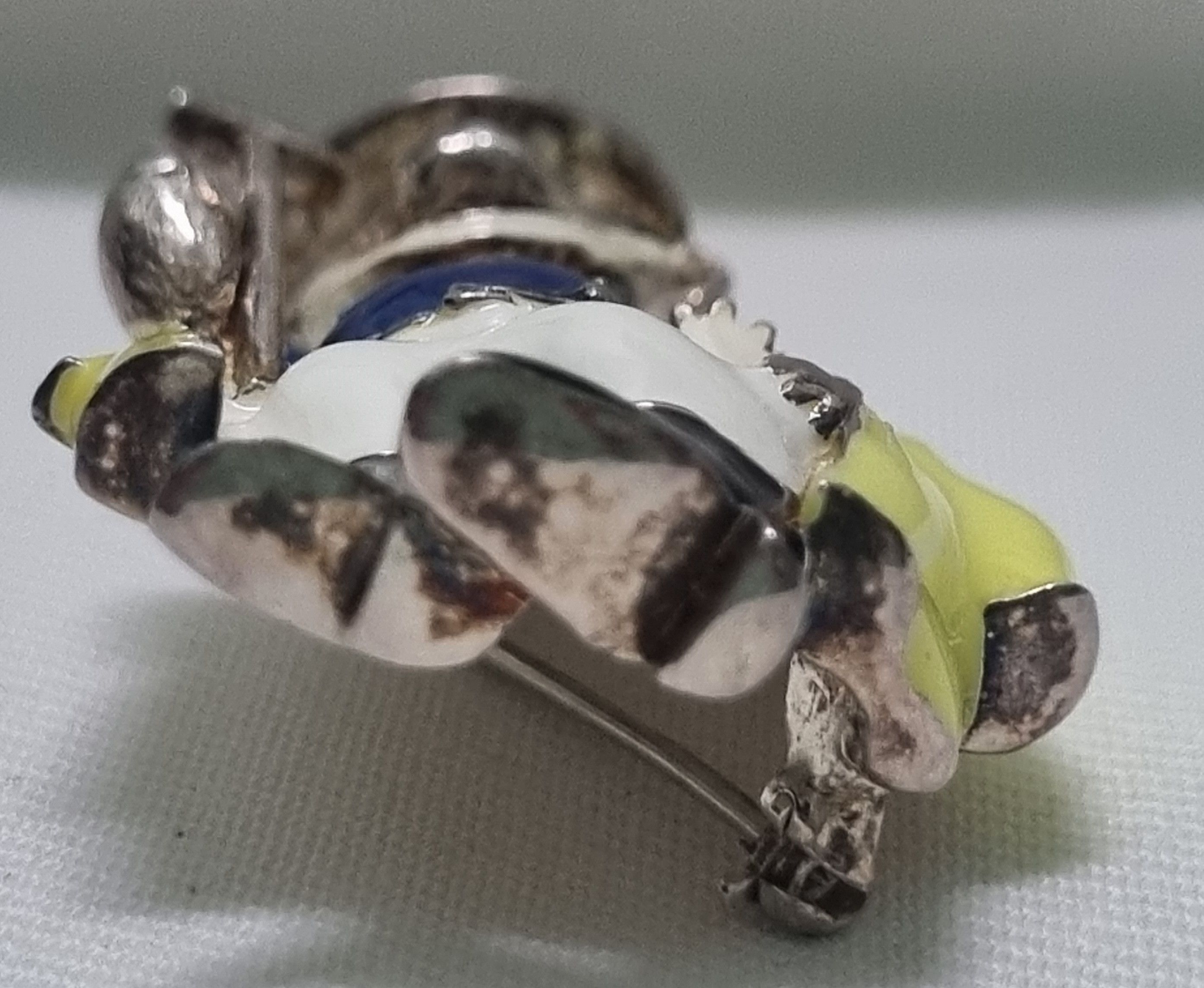 Vintage Polo Bear Ralph Lauren Sterling Silver Pin Brooch