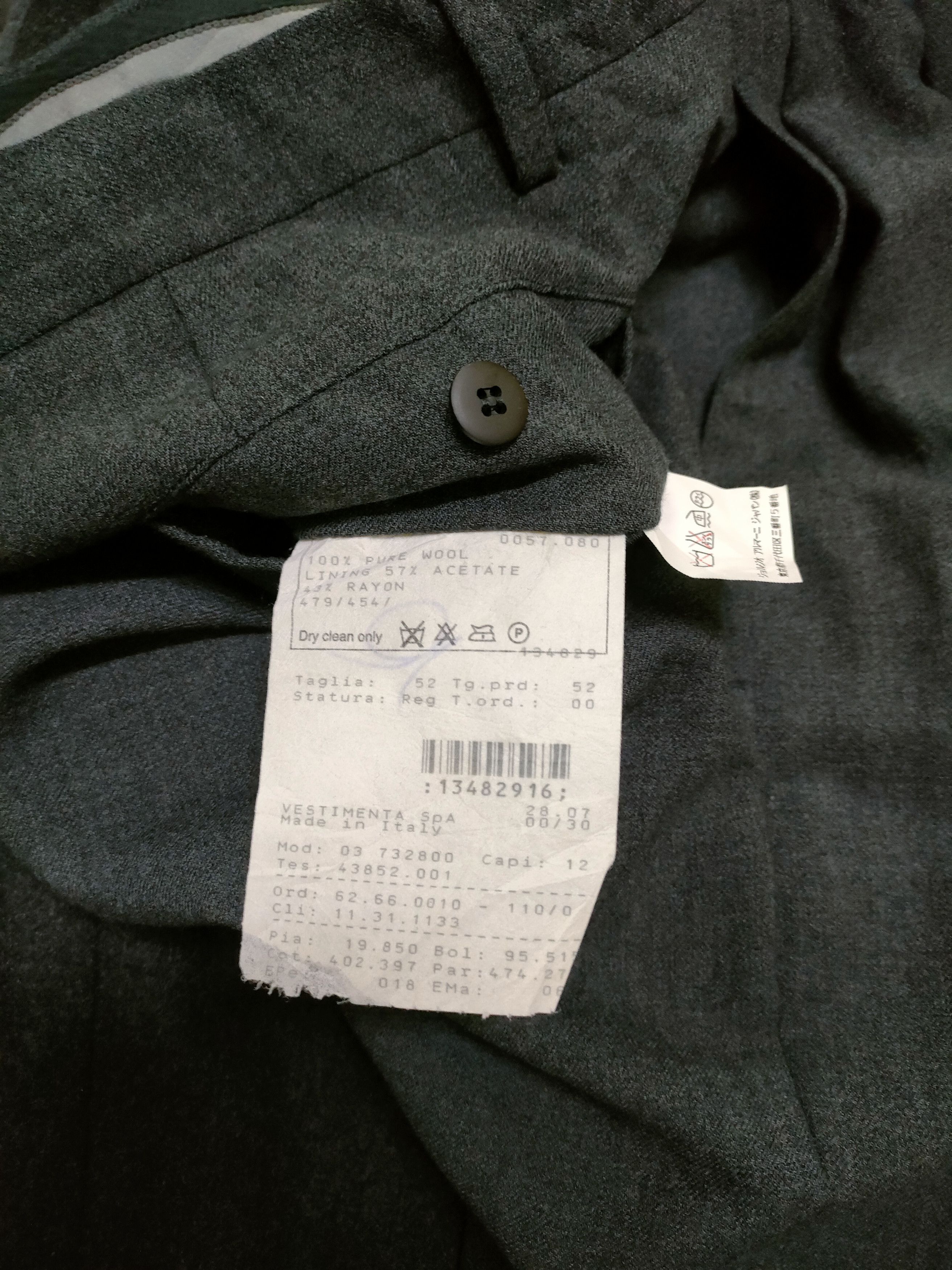 Giorgio Armani 🔥 Giorgio Armani Vintage Wool Pants Size US 36 / EU 52 - 2 Thumbnail