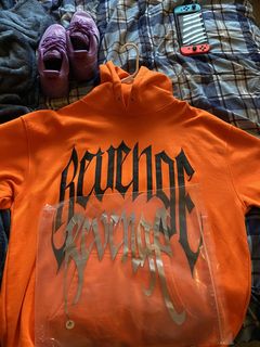 Trippie redd best sale orange hoodie