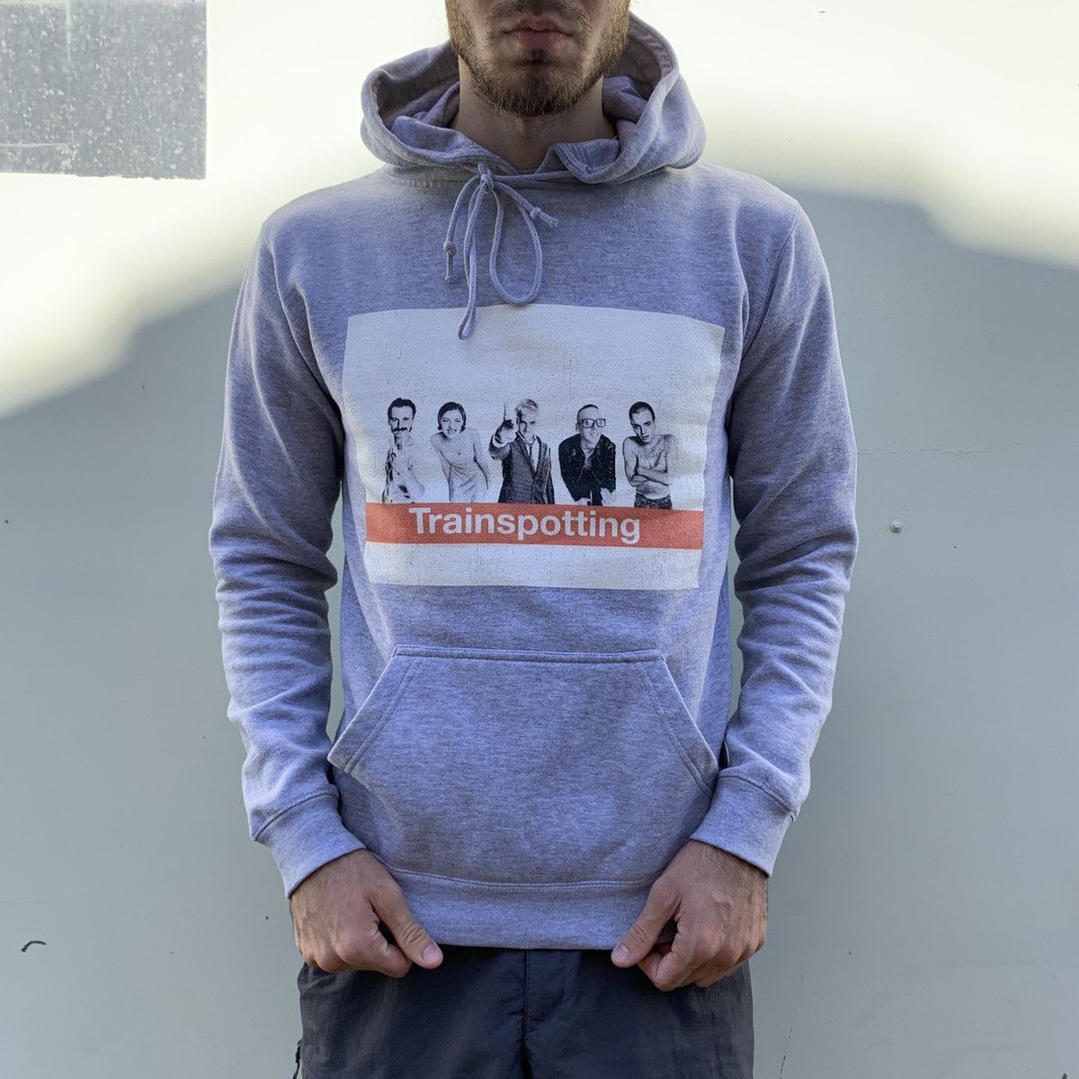 Band Tees × Delta Vintage Y2K Trainspotting Delta Fleece Hoodie Size US S / EU 44-46 / 1 - 6 Thumbnail