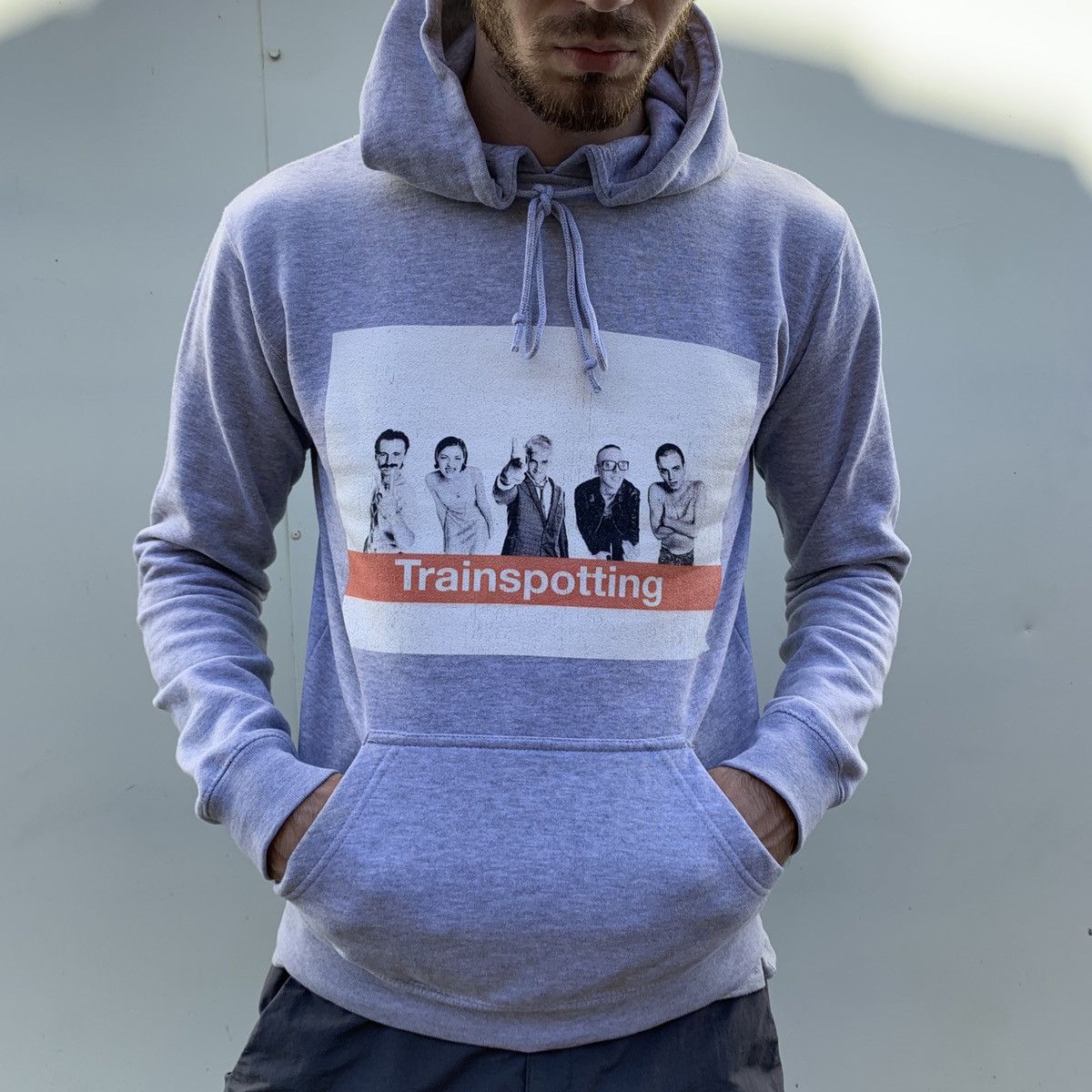 Band Tees × Delta Vintage Y2K Trainspotting Delta Fleece Hoodie Size US S / EU 44-46 / 1 - 5 Thumbnail