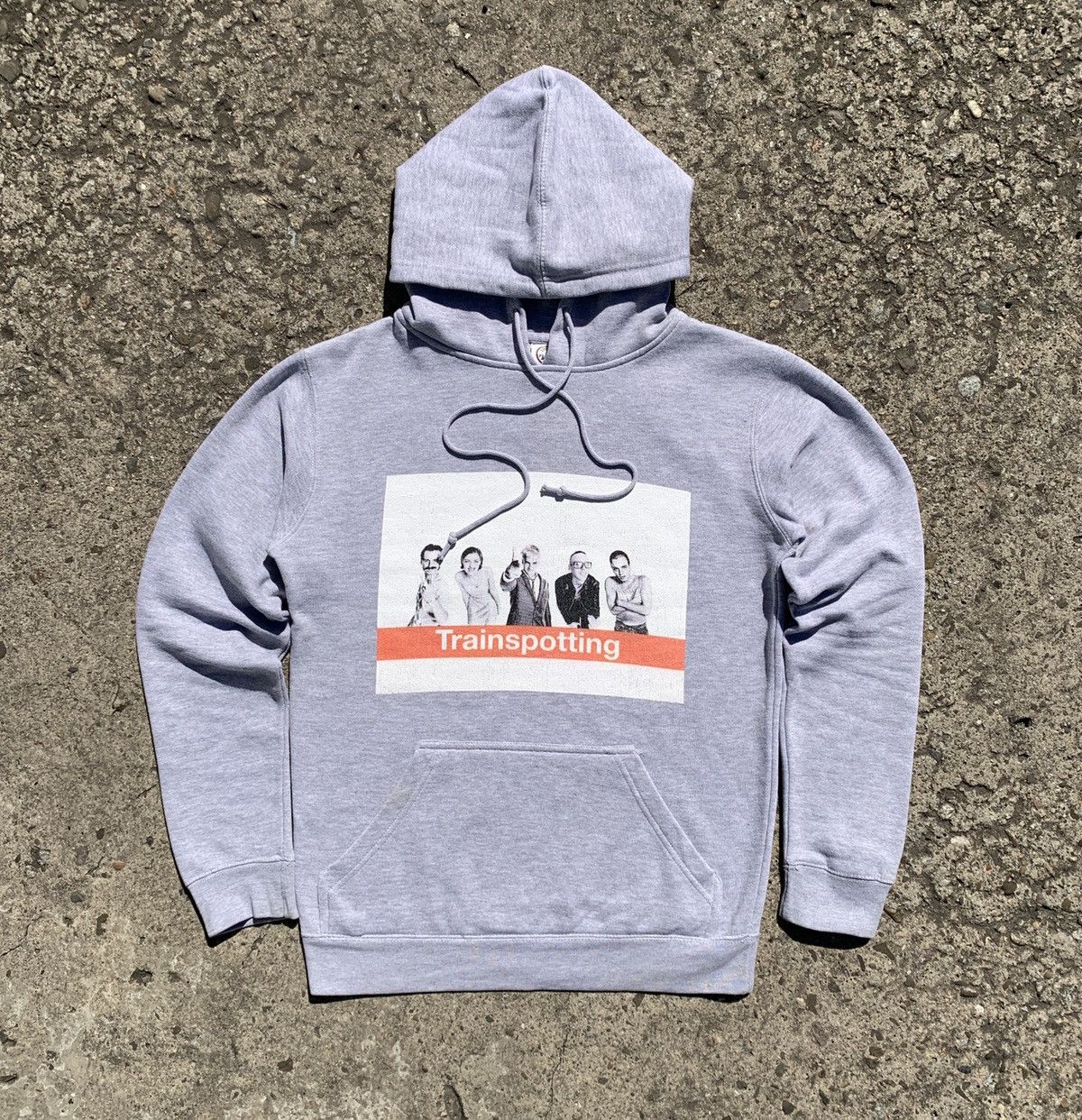 Band Tees × Delta Vintage Y2K Trainspotting Delta Fleece Hoodie Size US S / EU 44-46 / 1 - 8 Thumbnail