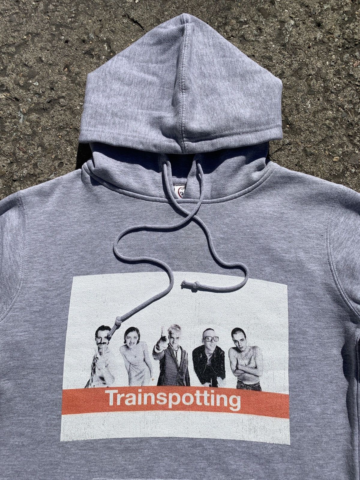 Band Tees × Delta Vintage Y2K Trainspotting Delta Fleece Hoodie Size US S / EU 44-46 / 1 - 1 Thumbnail