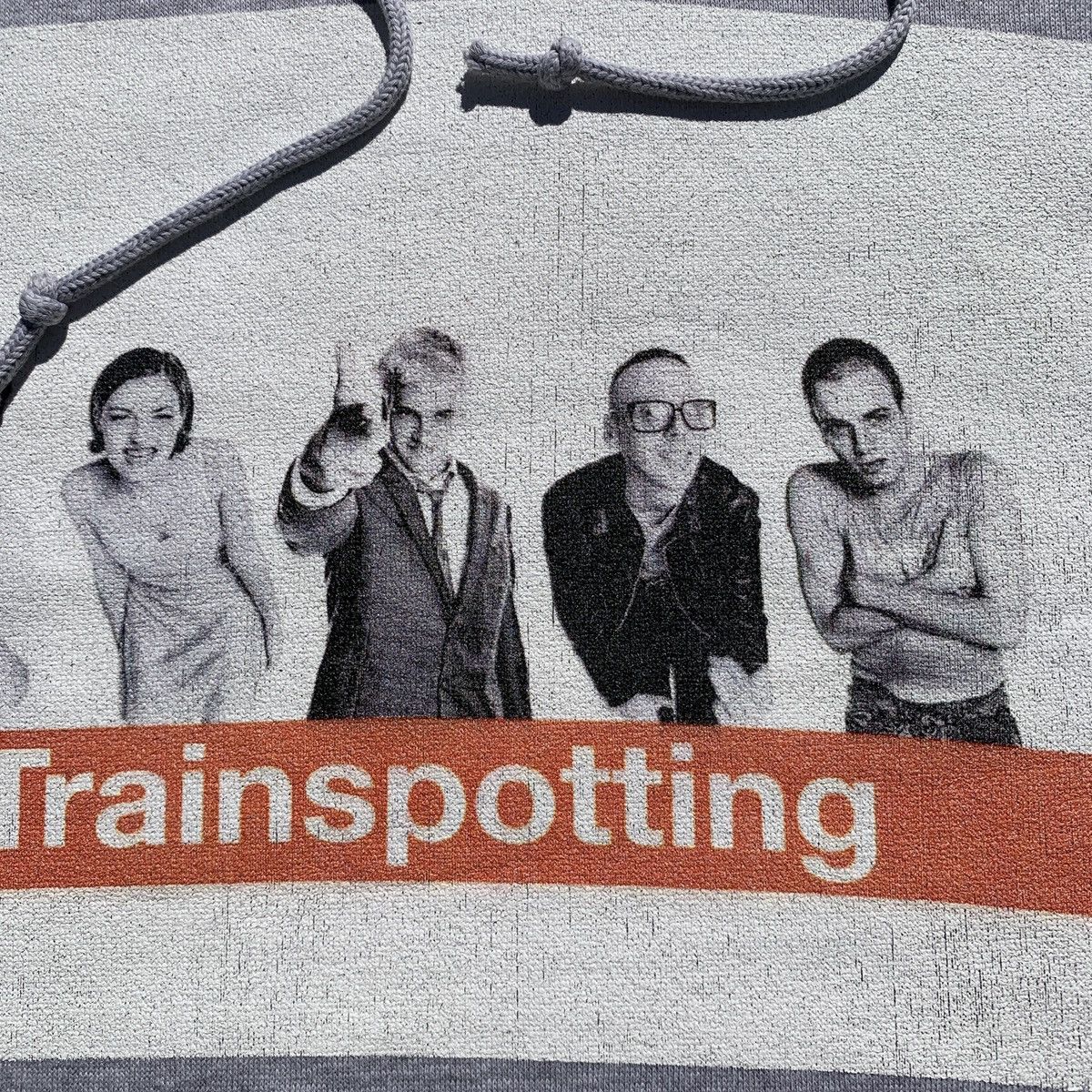 Band Tees × Delta Vintage Y2K Trainspotting Delta Fleece Hoodie Size US S / EU 44-46 / 1 - 12 Thumbnail