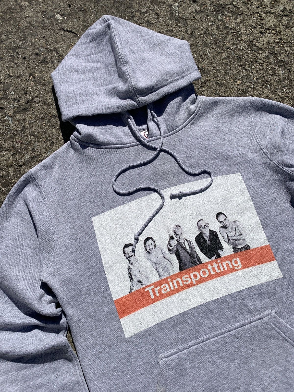 Band Tees × Delta Vintage Y2K Trainspotting Delta Fleece Hoodie Size US S / EU 44-46 / 1 - 2 Thumbnail