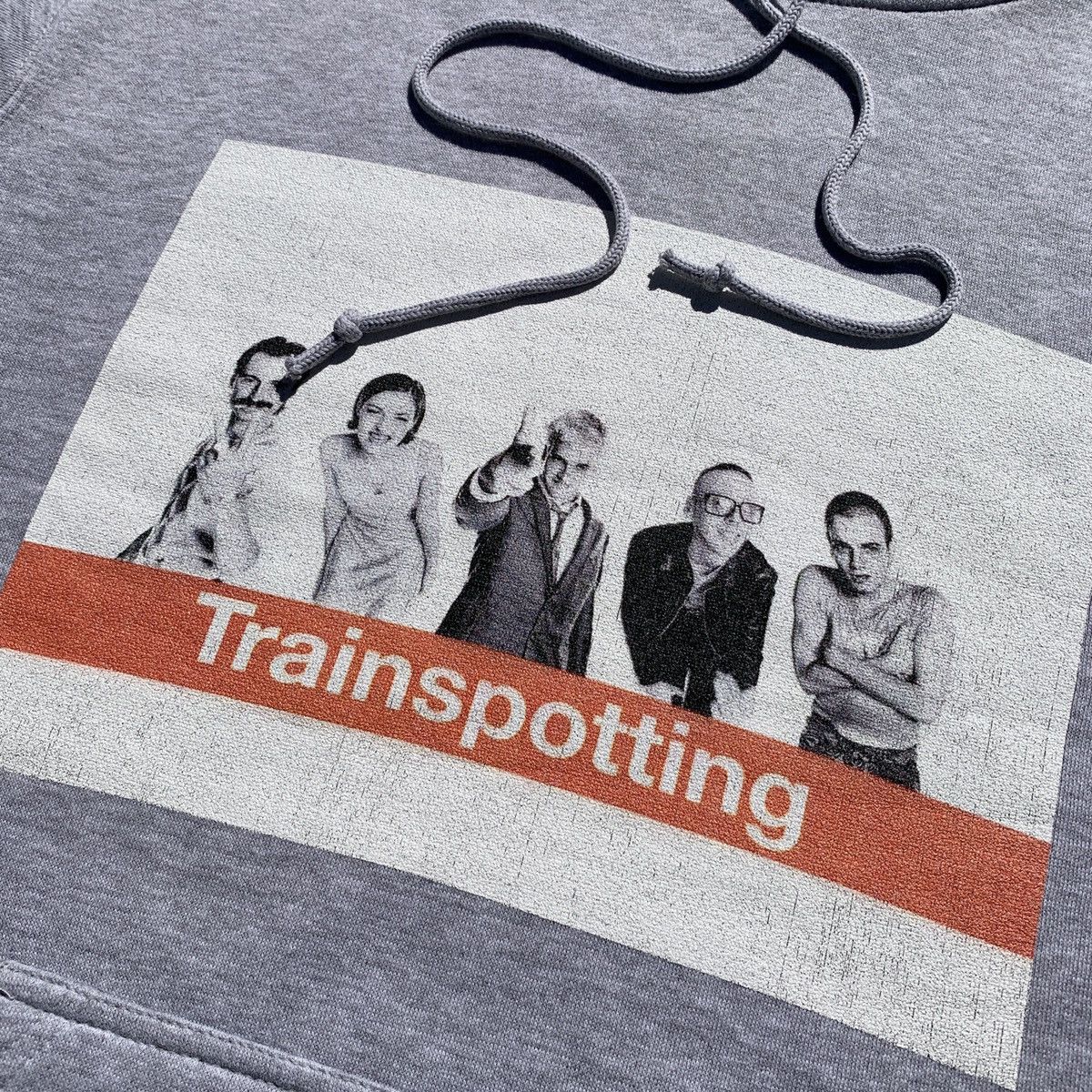 Band Tees × Delta Vintage Y2K Trainspotting Delta Fleece Hoodie Size US S / EU 44-46 / 1 - 10 Thumbnail