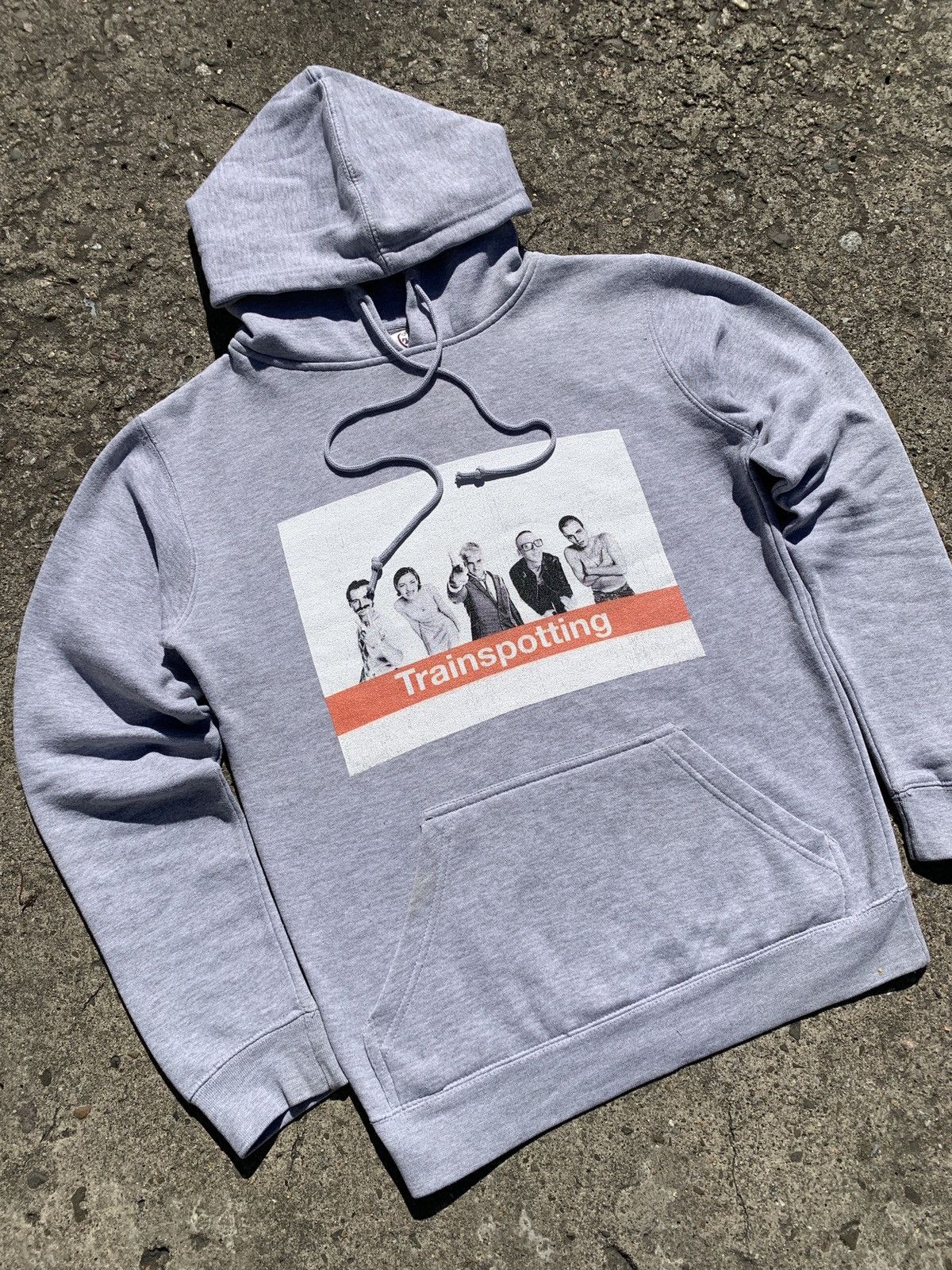 Band Tees × Delta Vintage Y2K Trainspotting Delta Fleece Hoodie Size US S / EU 44-46 / 1 - 9 Thumbnail