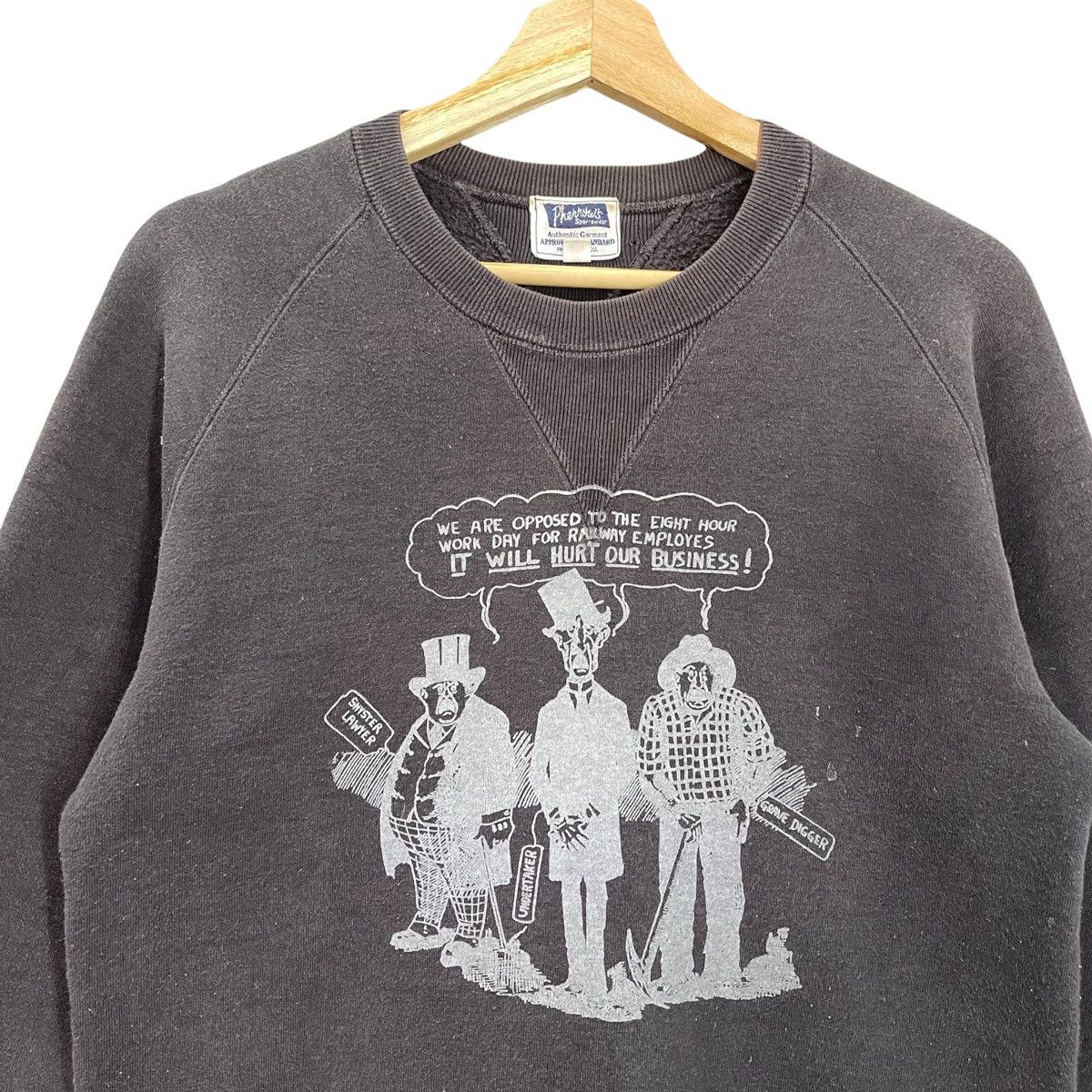 Japanese Brand Pherrow's Sportwear Big Logo Sweatshirt Size S Size US S / EU 44-46 / 1 - 4 Thumbnail