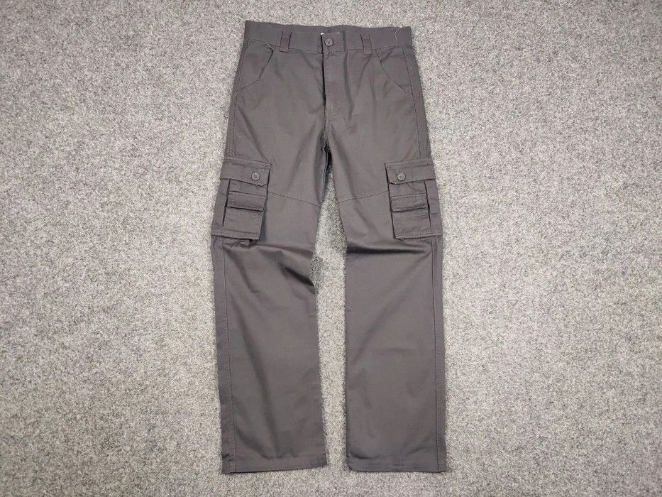 Japanese Brand Vintage Cargo Pants Travis Scott Japan Zip Pocket Gray Size US 32 / EU 48 - 7 Thumbnail