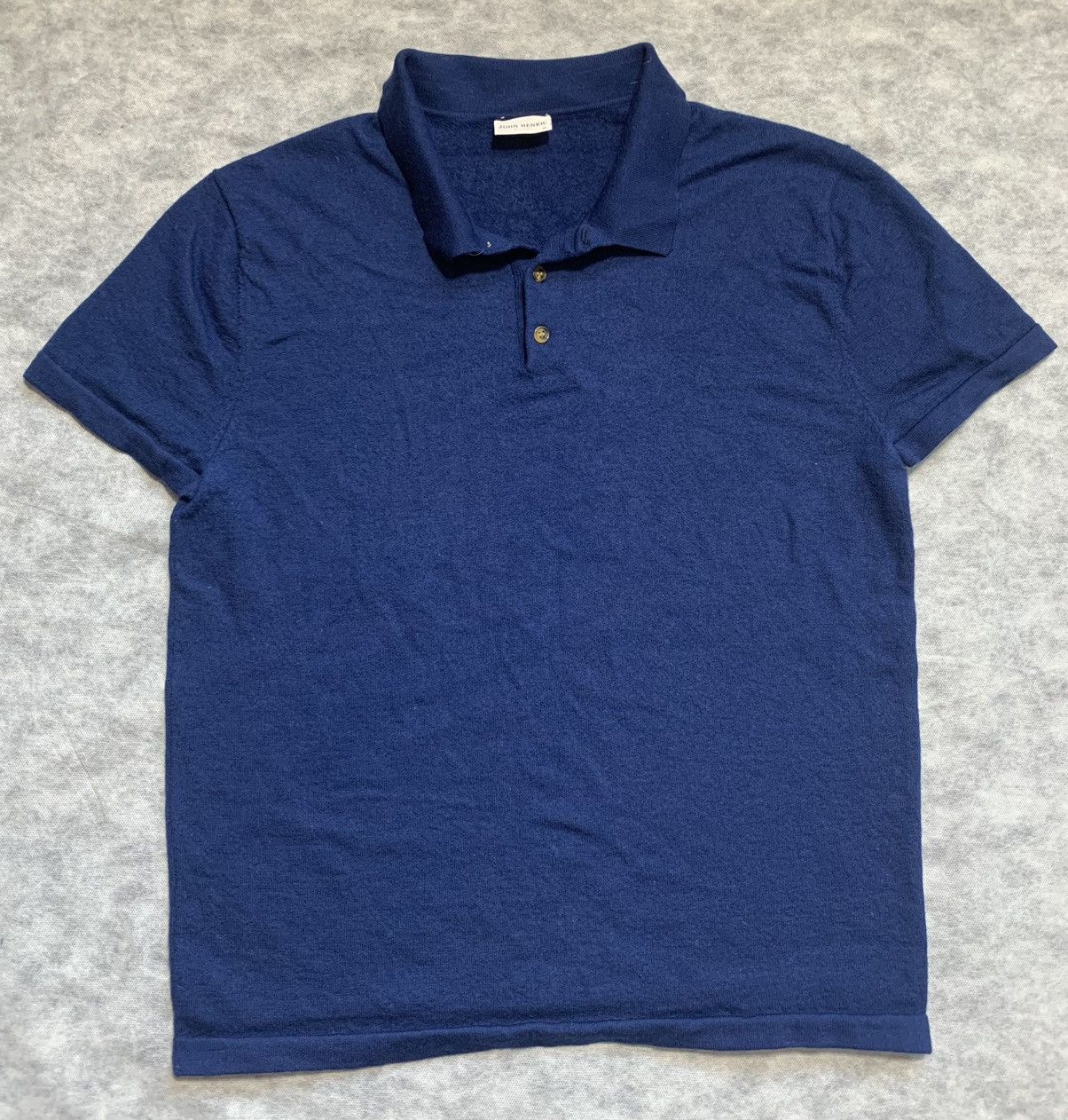 Streetwear John Henric Polo T-Shirt Wool Tee Size S-M | Grailed