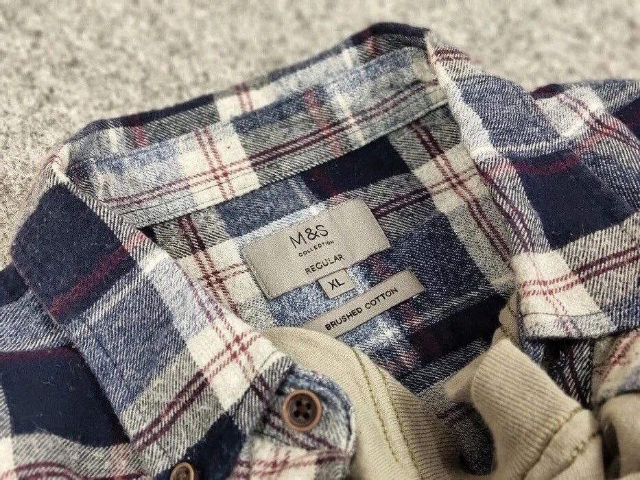 Flannel Vintage Flannel Shirt Travis Scott Style Streetwear Hype Size US XL / EU 56 / 4 - 12 Thumbnail