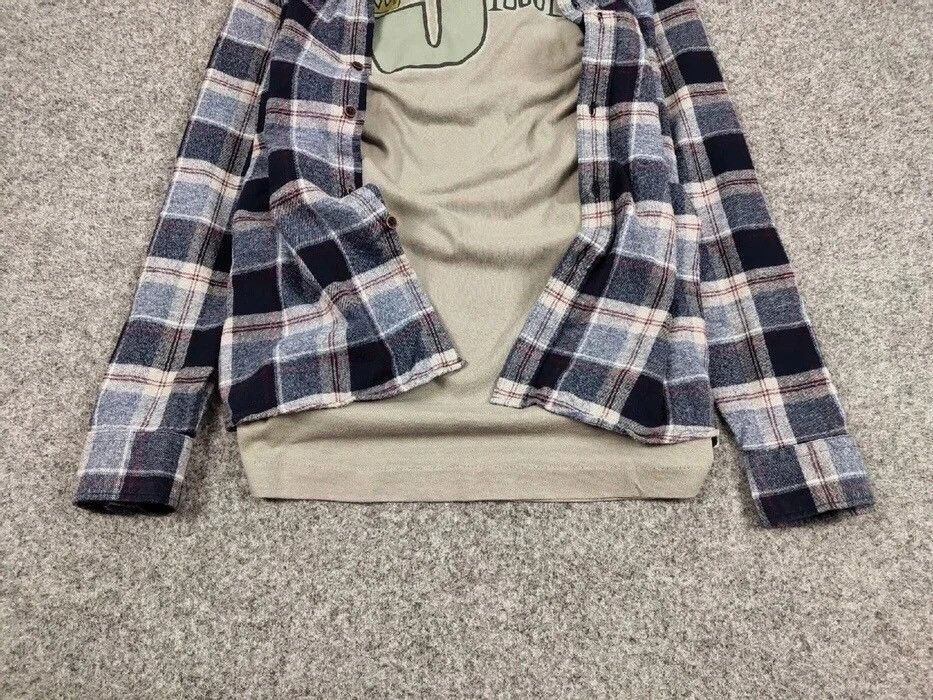 Flannel Vintage Flannel Shirt Travis Scott Style Streetwear Hype Size US XL / EU 56 / 4 - 5 Thumbnail