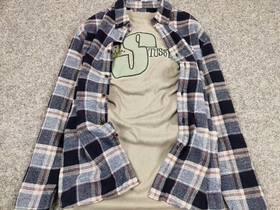 Flannel Vintage Flannel Shirt Travis Scott Style Streetwear Hype Size US XL / EU 56 / 4 - 6 Thumbnail