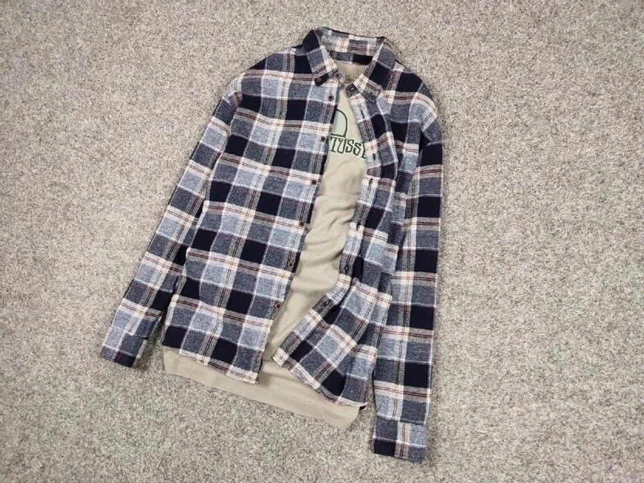 Flannel Vintage Flannel Shirt Travis Scott Style Streetwear Hype Size US XL / EU 56 / 4 - 7 Thumbnail