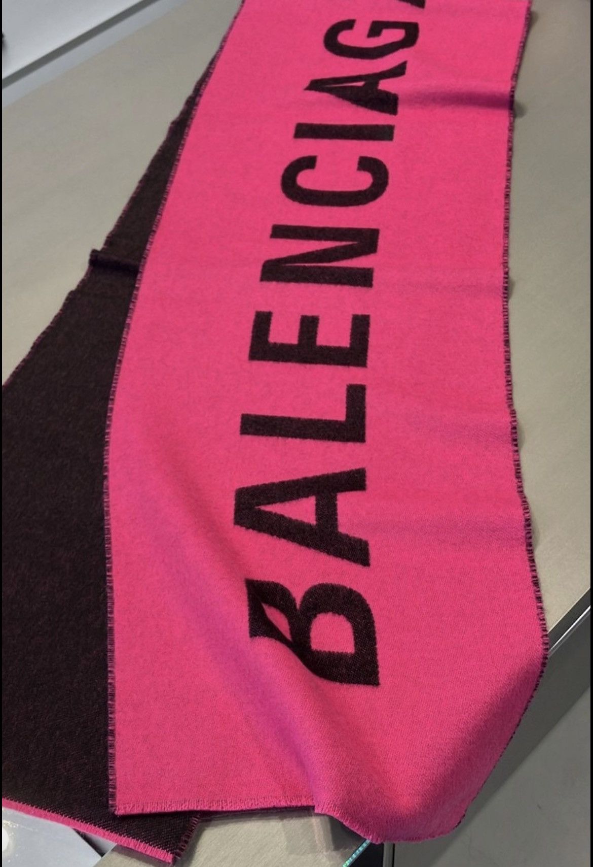 Balenciaga Big Logo Blanket Scarf Size ONE SIZE - 1 Preview