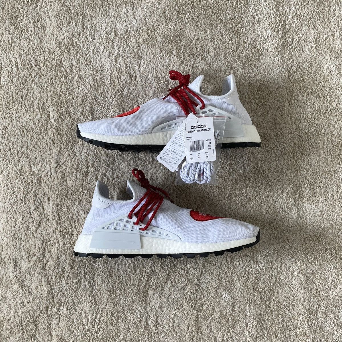 Adidas × Pharrell Adidas Pharell NMD Hu Made Love New| US13.5 | Eu 48 2/3 Size US 14 / EU 47 - 4 Thumbnail