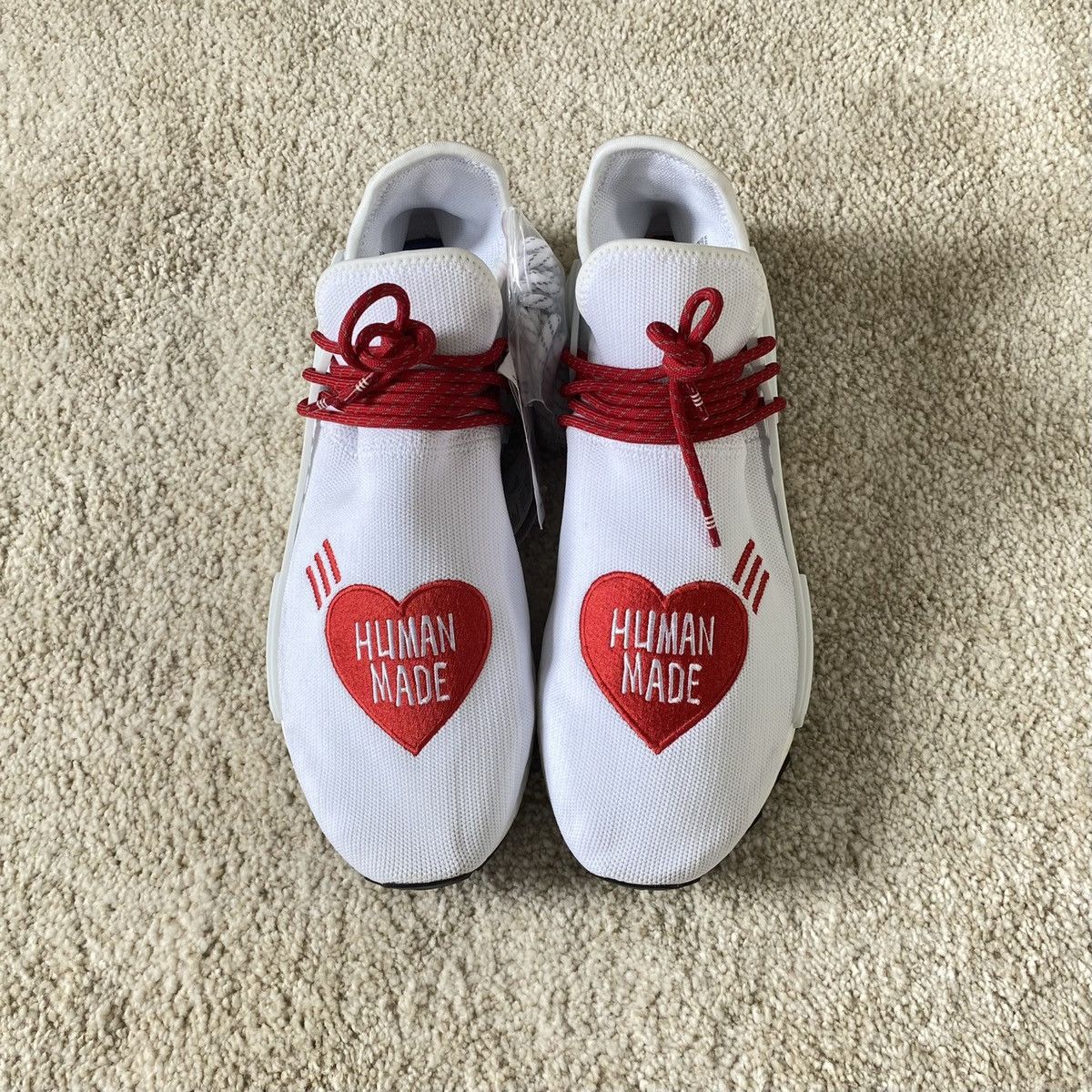 Adidas × Pharrell Adidas Pharell NMD Hu Made Love New| US13.5 | Eu 48 2/3 Size US 14 / EU 47 - 1 Thumbnail