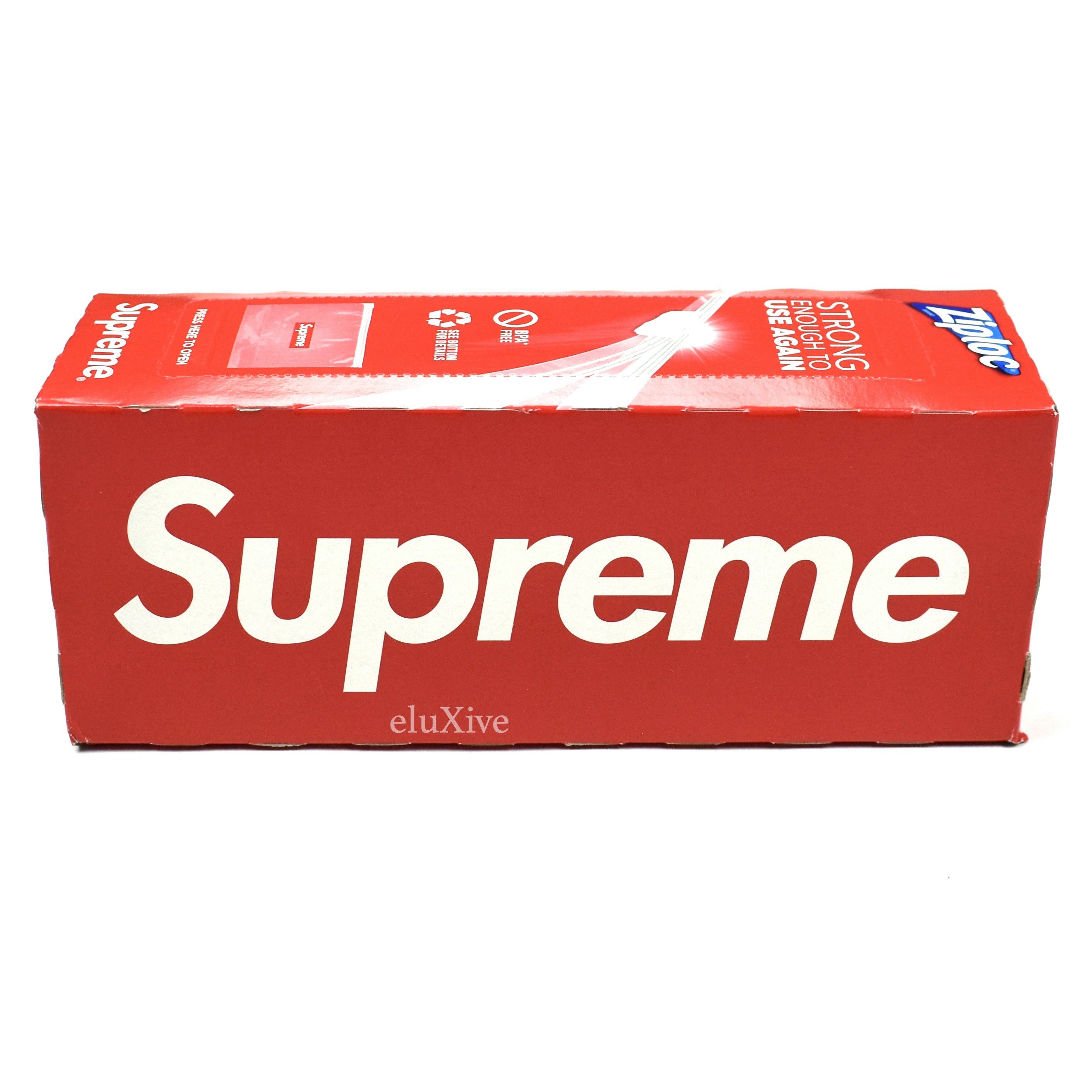 Supreme Supreme Ziploc Box Logo Resealable Bags DS SS20