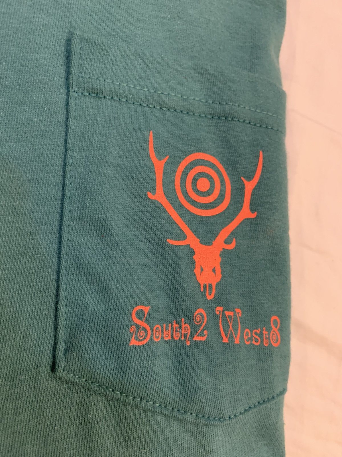 South2 West8 × Supreme Supreme x South2 West8 LS Long Sleeve Pocket Tee Teal sz L Size US L / EU 52-54 / 3 - 13 Thumbnail