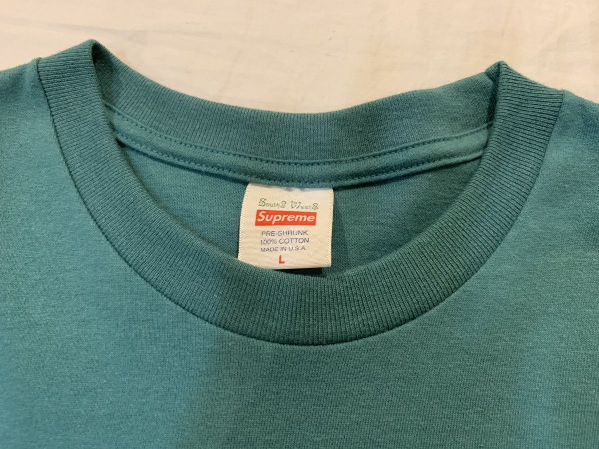 South2 West8 × Supreme Supreme x South2 West8 LS Long Sleeve Pocket Tee Teal sz L Size US L / EU 52-54 / 3 - 8 Thumbnail