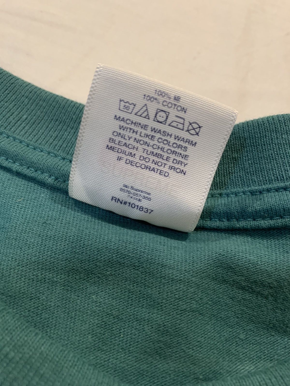 South2 West8 × Supreme Supreme x South2 West8 LS Long Sleeve Pocket Tee Teal sz L Size US L / EU 52-54 / 3 - 10 Thumbnail