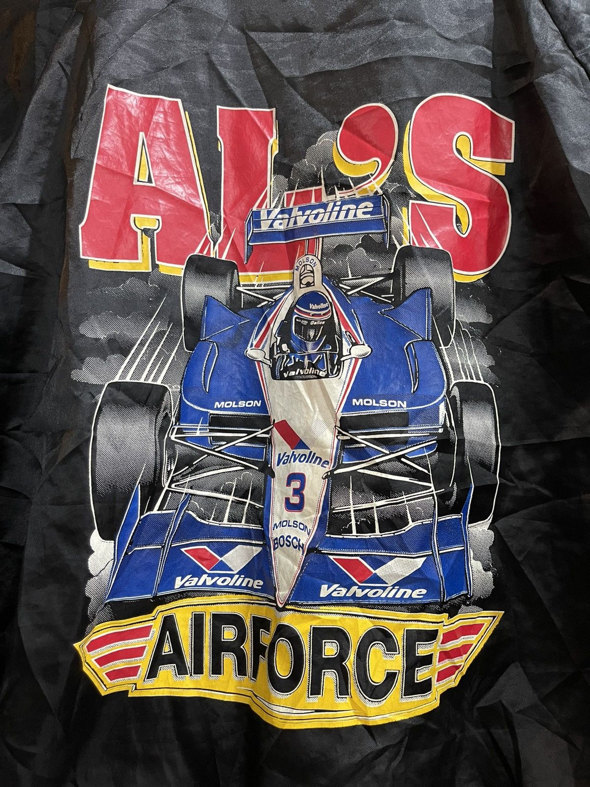 Sports Specialties × Vintage Vintage Valvoline Air Force Racing Jacket Size US L / EU 52-54 / 3 - 3 Thumbnail