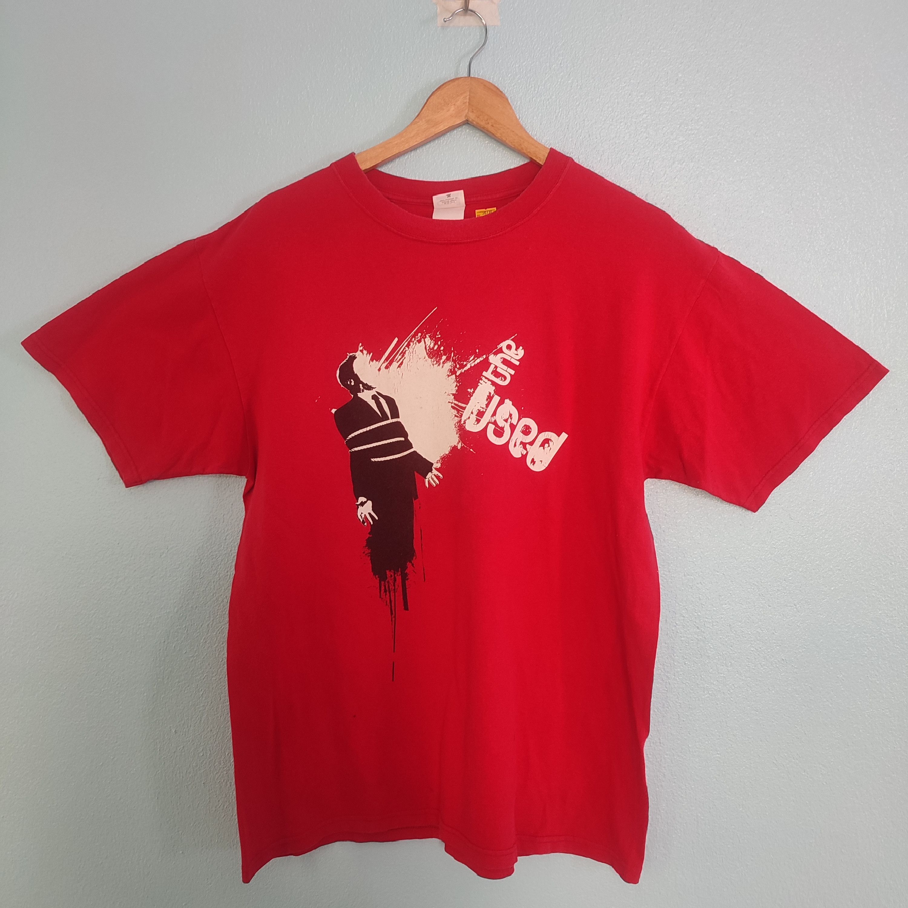 Band Tees × Vintage THE USED American Rock Band Tshirt Size US L / EU 52-54 / 3 - 1 Thumbnail