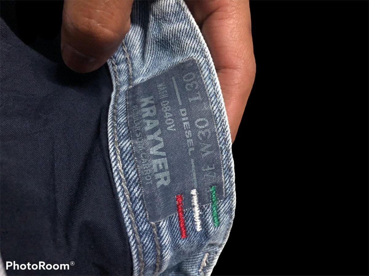 Diesel DIESEL KRAYVER WASHED BLUE DENIM Size US 31 - 7 Thumbnail