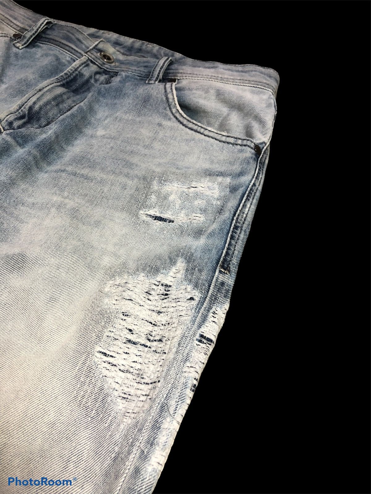 Diesel DIESEL KRAYVER WASHED BLUE DENIM Size US 31 - 4 Thumbnail