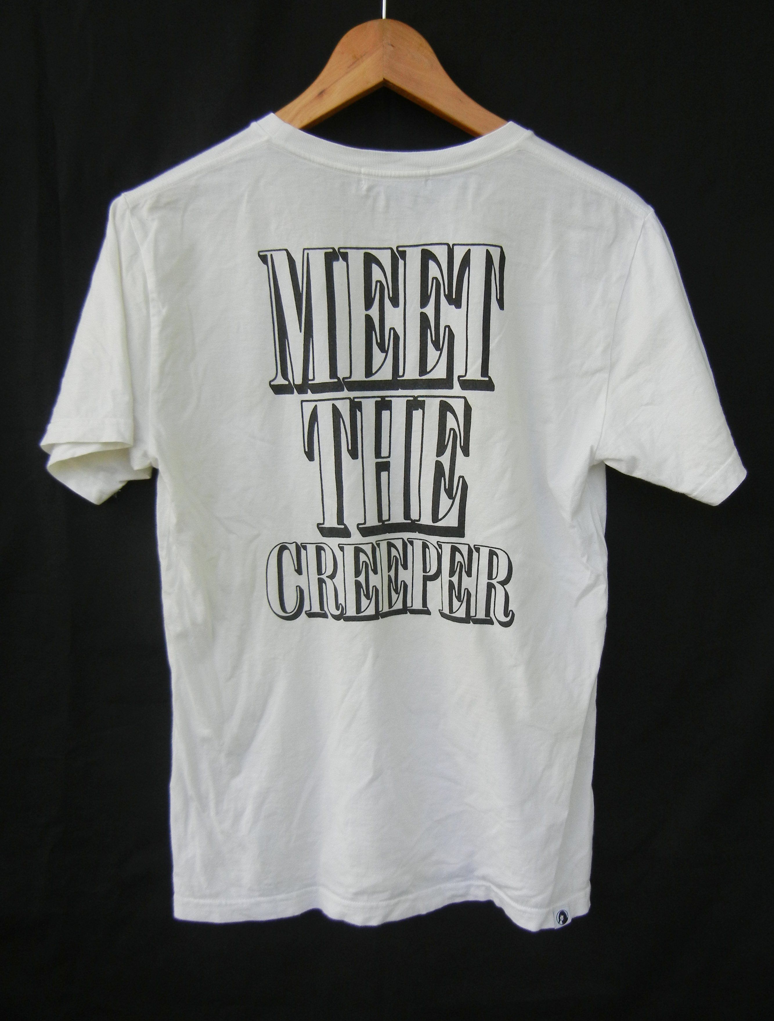 Hysteric Glamour Hysteric Glamour Meet the Creeper White tee Sz Small Size US S / EU 44-46 / 1 - 5 Thumbnail