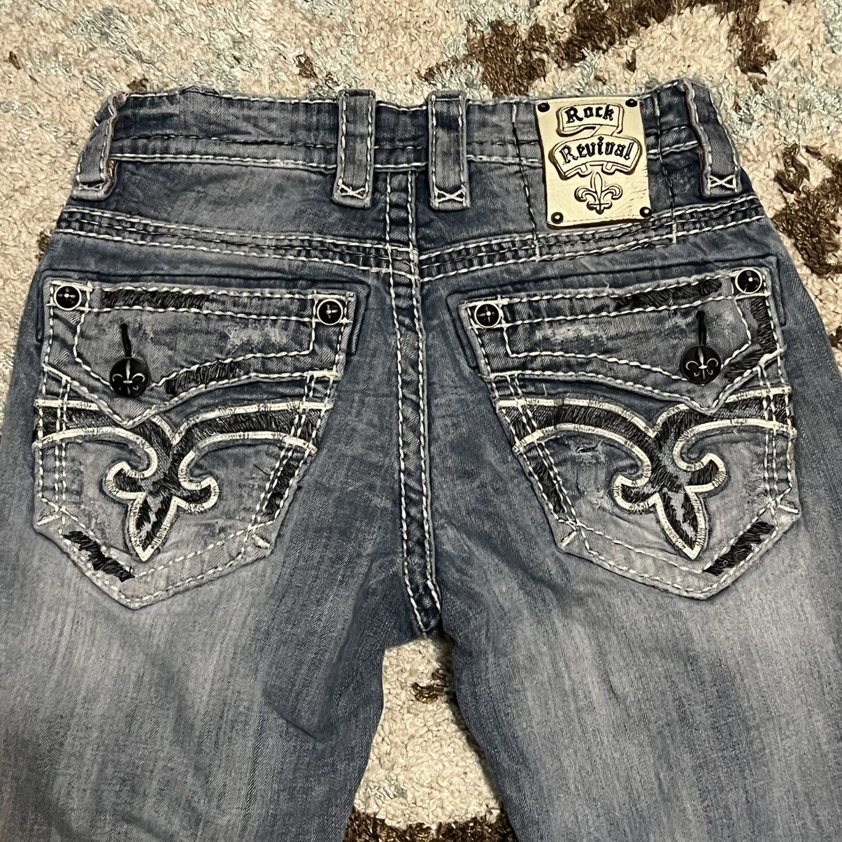 Rock Revival Rock Revival Mens Lanny Bootcut Jeans Light Wash