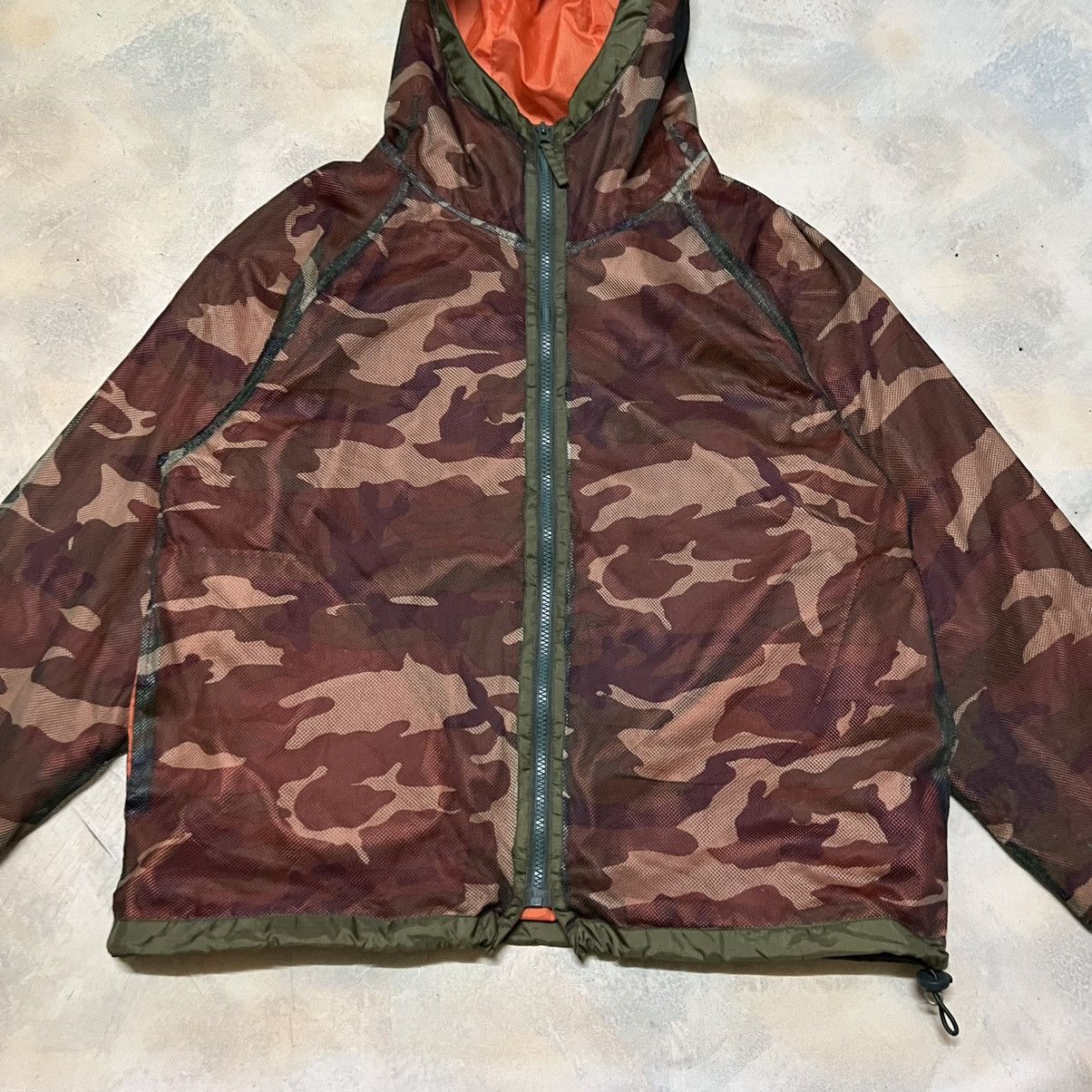 Japanese Brand Otarie Homme Japanese Brand Streetwear Camo Light Jacket Size US L / EU 52-54 / 3 - 3 Thumbnail