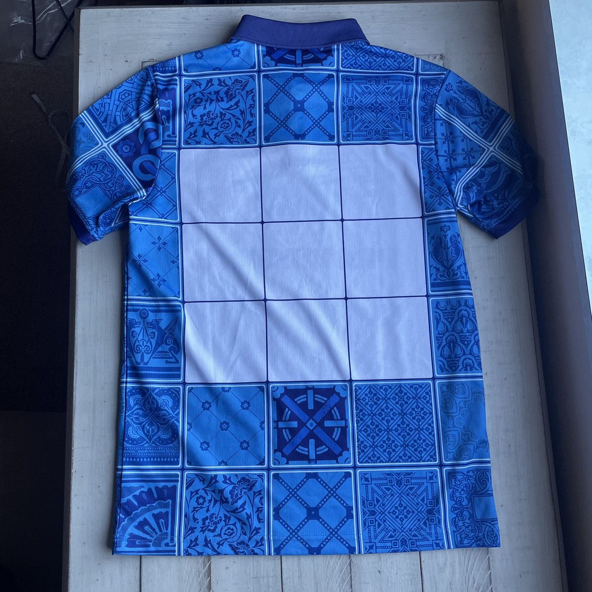 Indigo icarus football fc providence rhode island mosaic tile polo Size US M / EU 48-50 / 2 - 8 Thumbnail