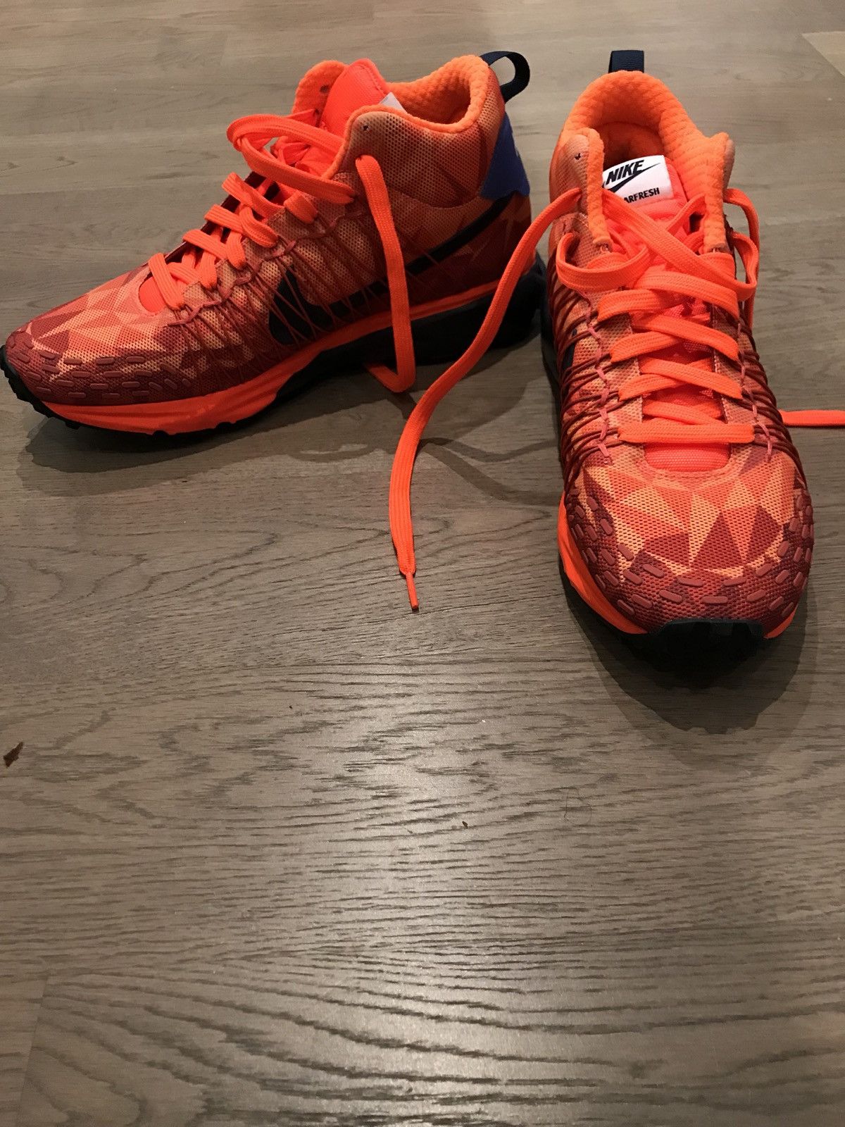 Nike Nike Lunarfresh Sneakerboot Mens Shoes Crimson/Orange Size US 10 / EU 43 - 1 Thumbnail