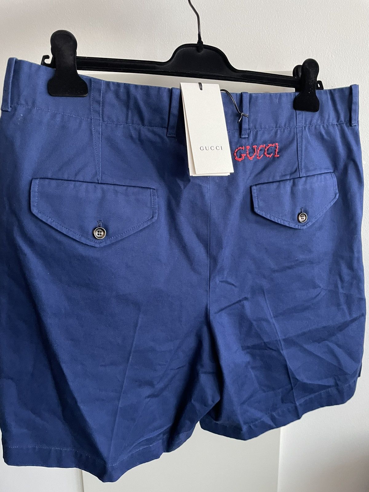 Gucci Rare Brand New Super Runway Gucci Logo Military Shorts Size US 34 / EU 50 - 2 Thumbnail