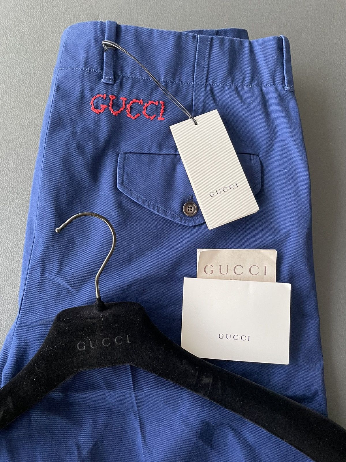 Gucci Rare Brand New Super Runway Gucci Logo Military Shorts Size US 34 / EU 50 - 22 Thumbnail