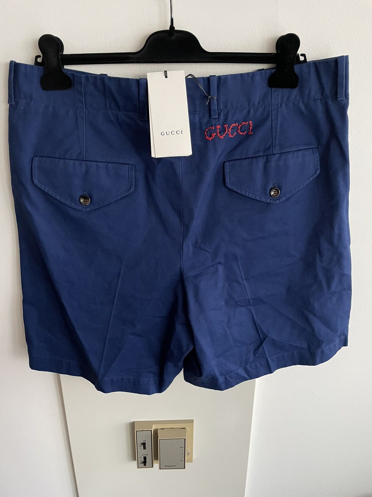Gucci Rare Brand New Super Runway Gucci Logo Military Shorts Size US 34 / EU 50 - 19 Thumbnail
