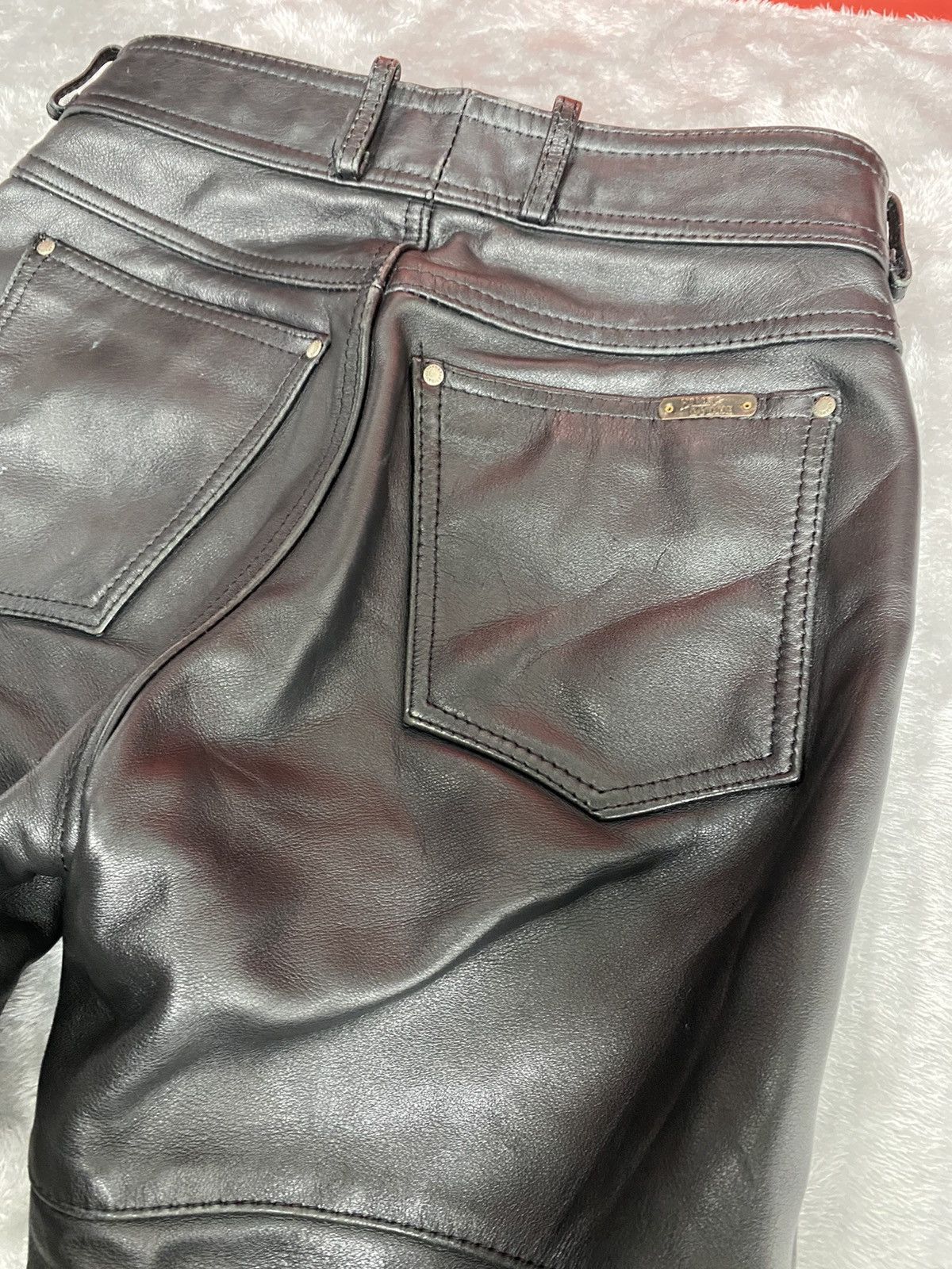 Harley Davidson Vintage Harley Davidson Leather Pants. S0191 Size US 29 - 15 Thumbnail