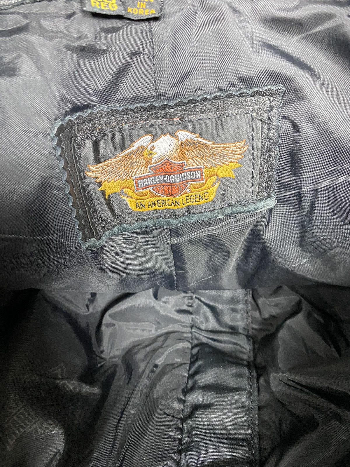 Harley Davidson Vintage Harley Davidson Leather Pants. S0191 Size US 29 - 11 Thumbnail