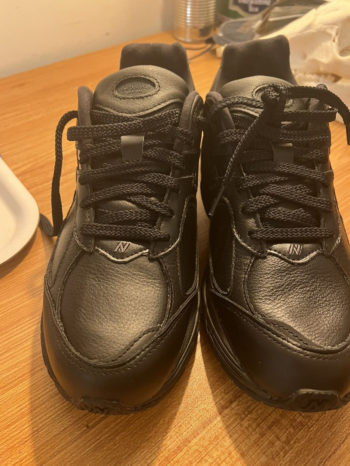 New Balance New Balance 2002r Black Leather Size US 10.5 / EU 43-44 - 9 Thumbnail