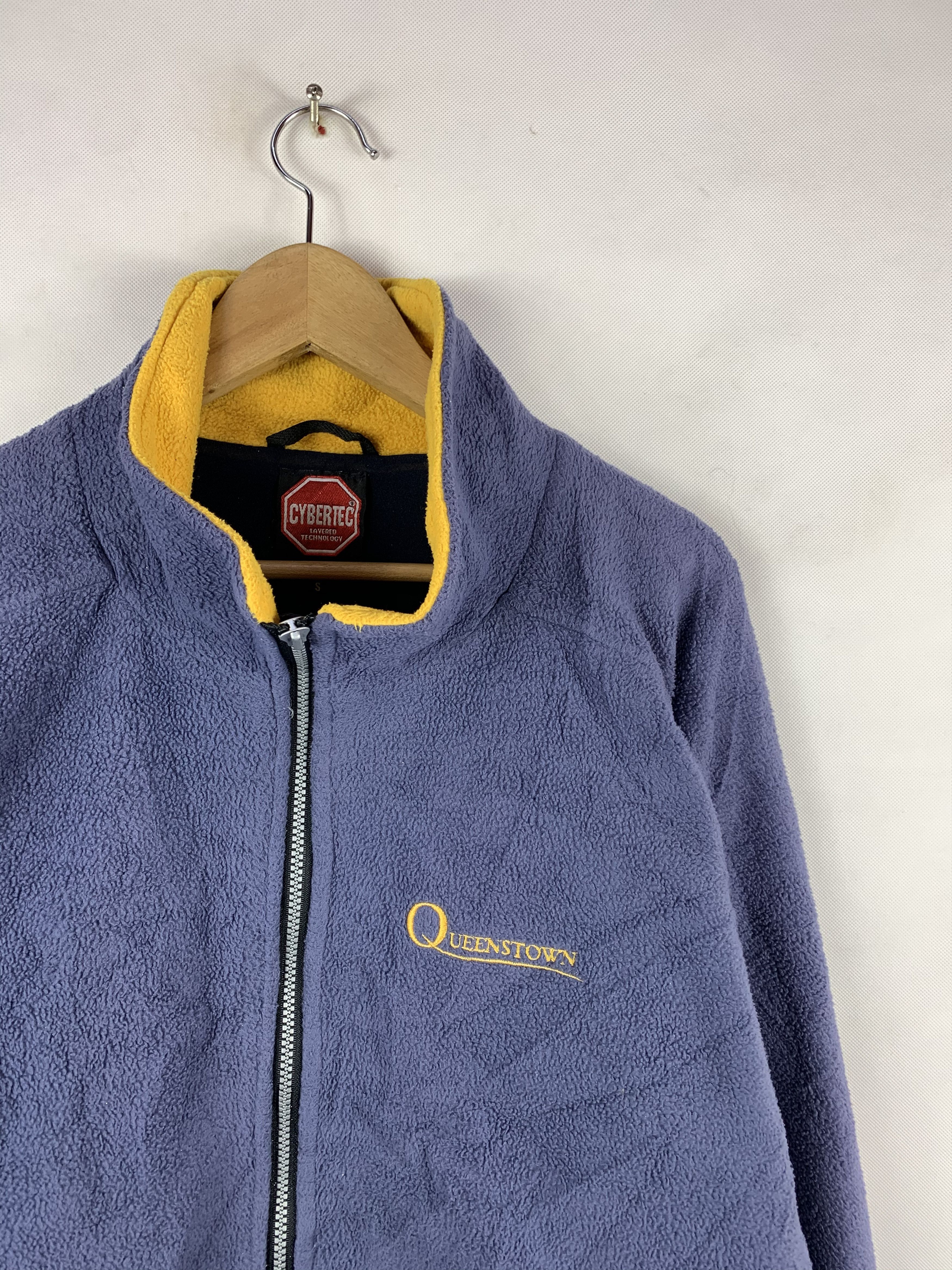 Vintage 🔥Vintage 90s Queenstown Cybertec Fleece Jacket Size US S / EU 44-46 / 1 - 3 Thumbnail
