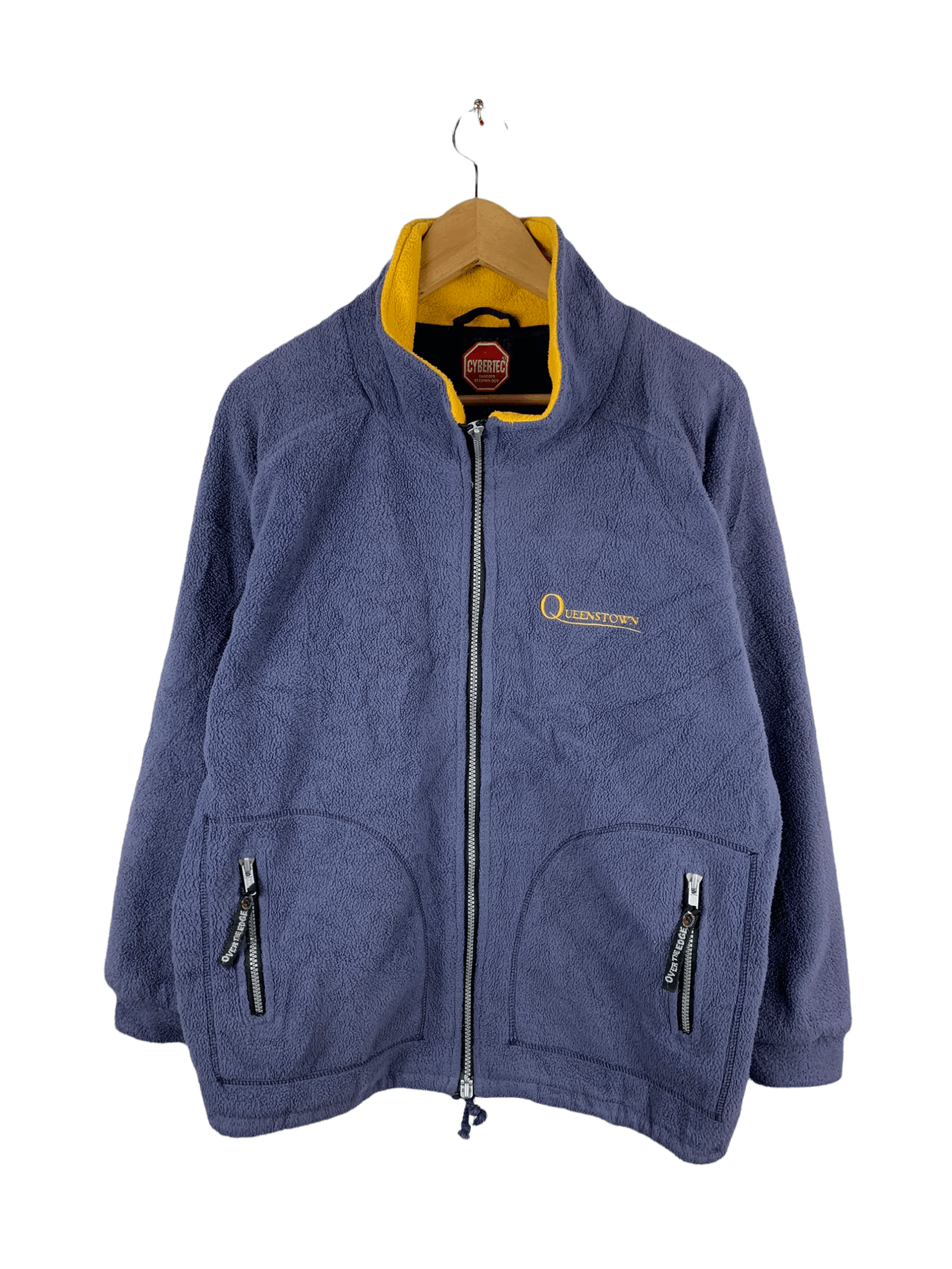 Vintage 🔥Vintage 90s Queenstown Cybertec Fleece Jacket Size US S / EU 44-46 / 1 - 1 Thumbnail