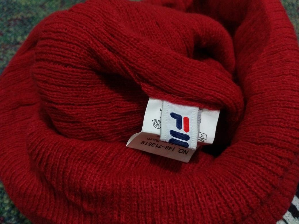 Fila × Vintage Vintage Fila Beanie Hat Cap Hat Size ONE SIZE - 3 Thumbnail