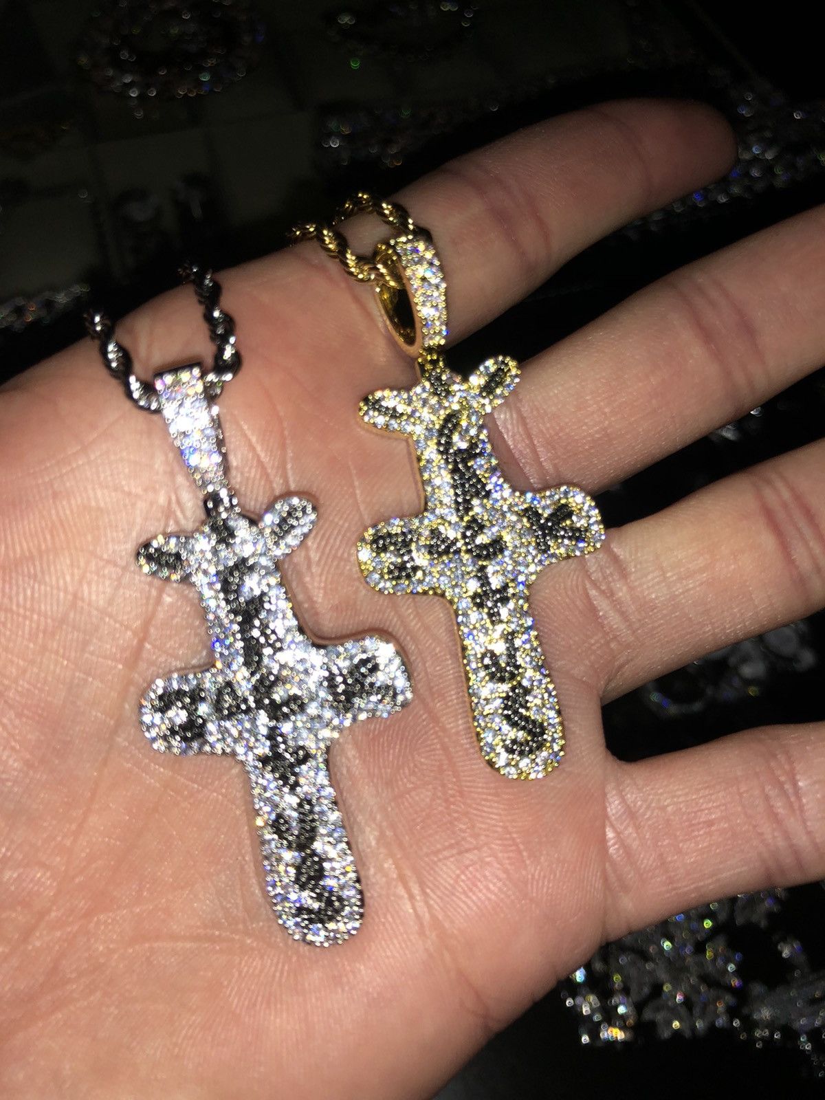 Iced Out Cactus Chain Cactus Pendant Diamond Chain Icy Chain