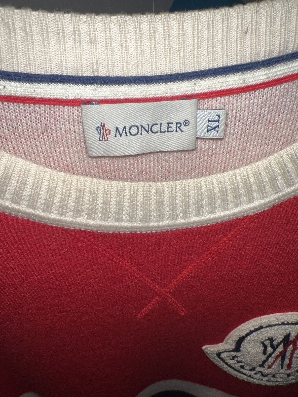Moncler Moncler sweater/crew neck Size US XL / EU 56 / 4 - 2 Thumbnail