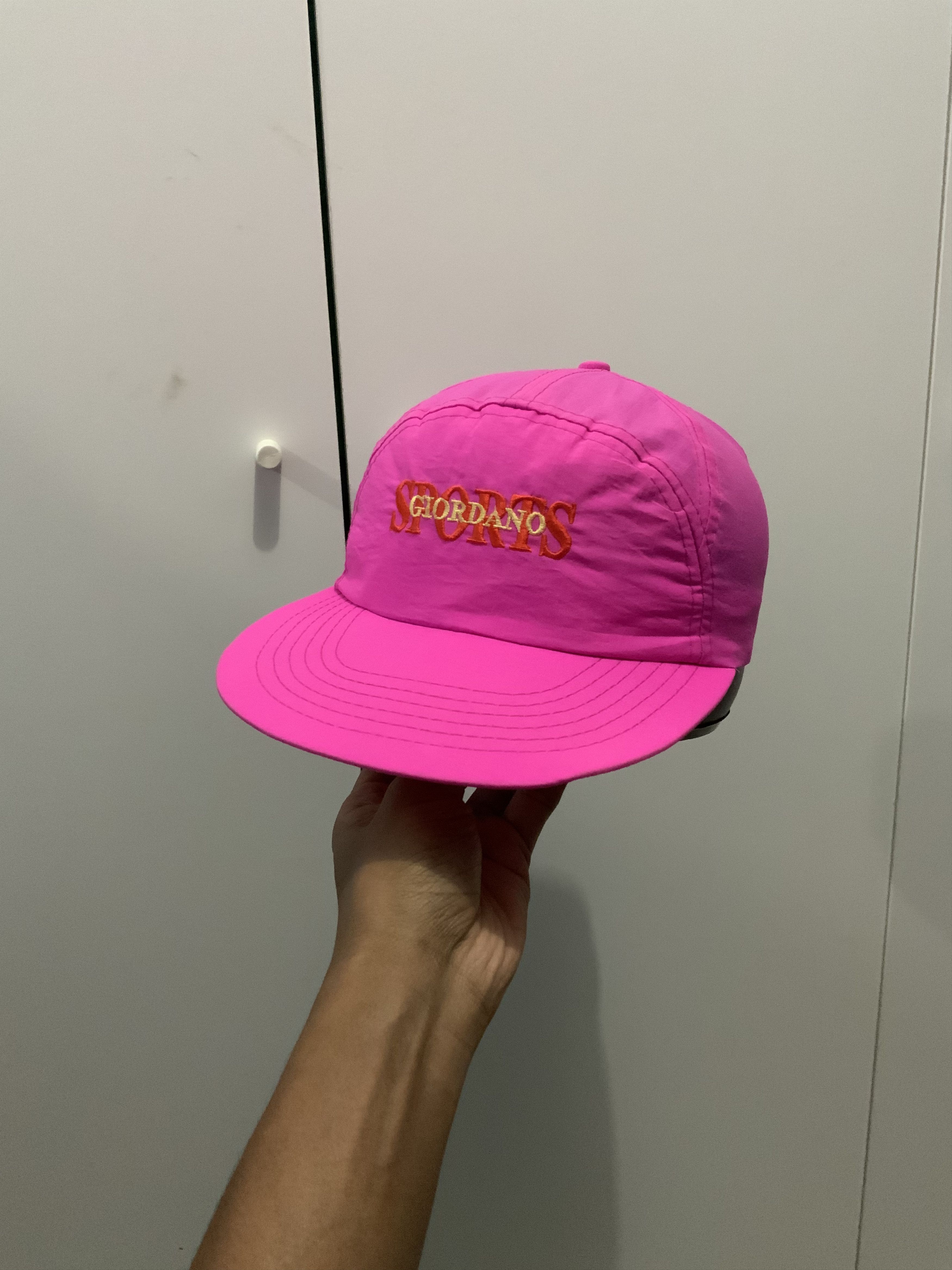 Vintage Vintage Nylon Giordano Sports Spellout Hat Cap Size ONE SIZE - 3 Thumbnail